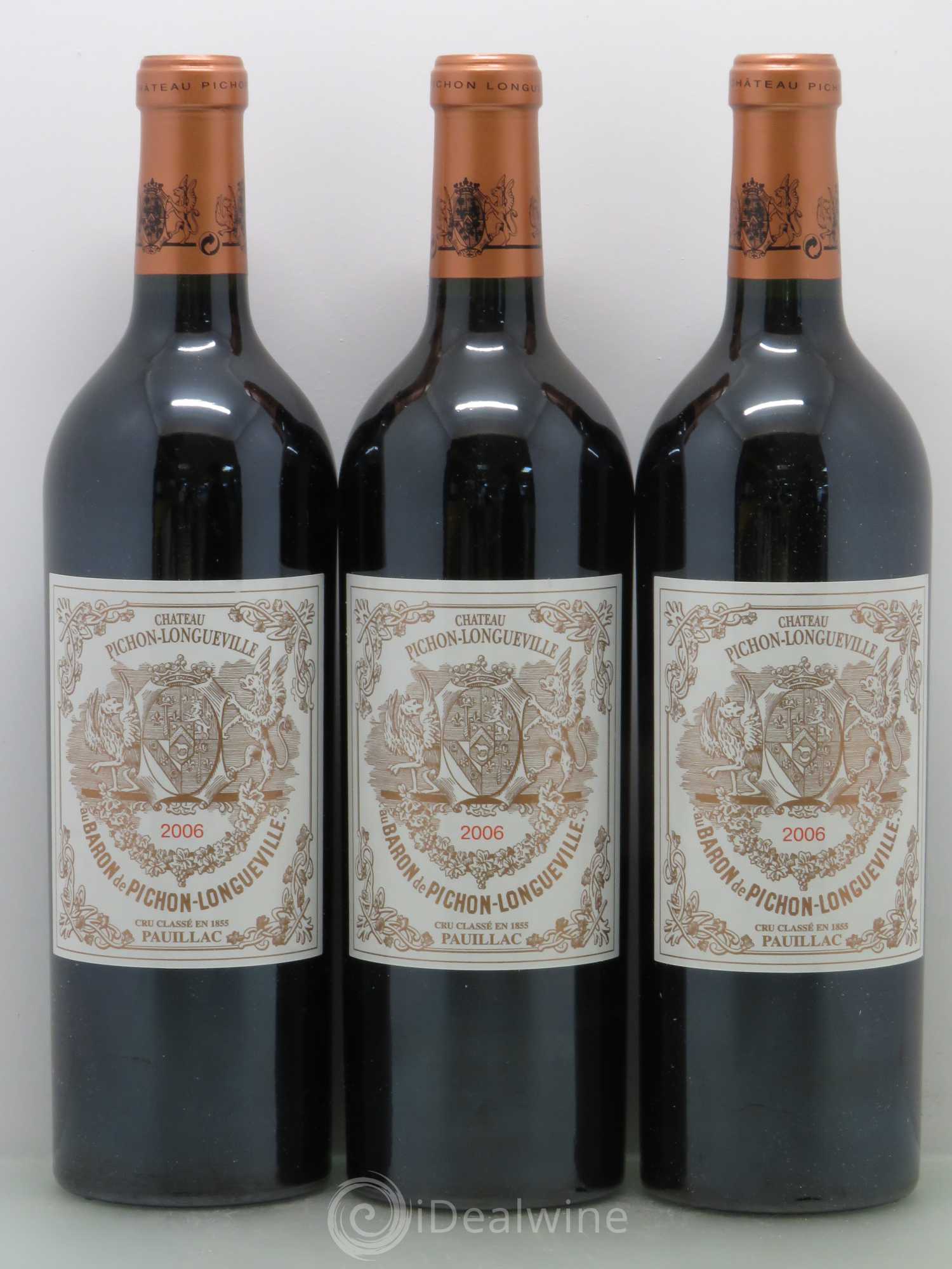Pichon Longueville Baron 2ème Grand Cru Classé 2006 - Lot de 12 bouteilles - 1