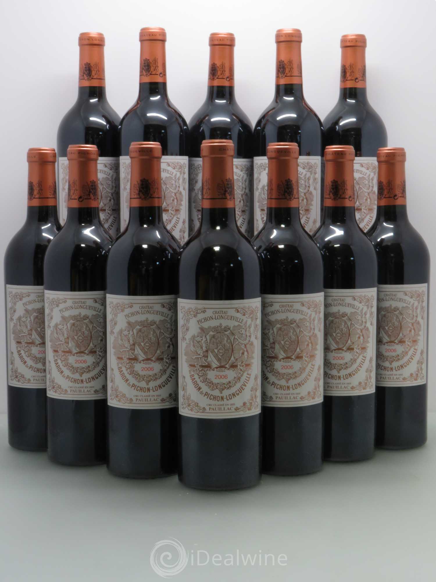 Pichon Longueville Baron 2ème Grand Cru Classé 2006 - Lot de 12 bouteilles - 0