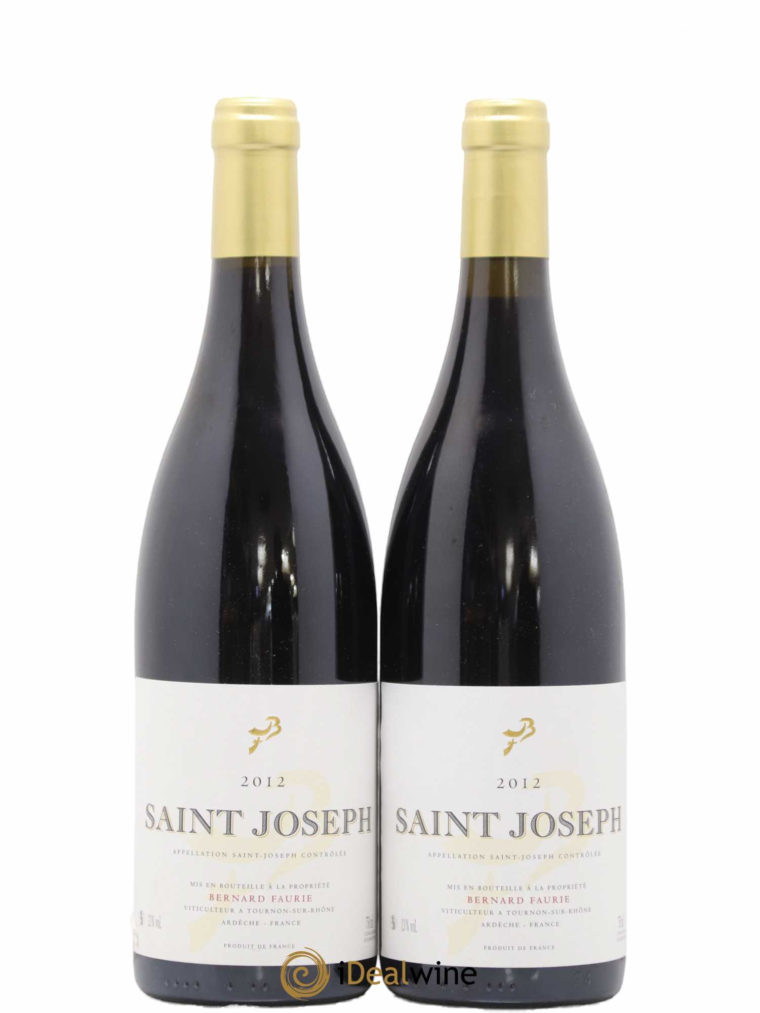Saint-Joseph Bernard Faurie 2012 - Lot de 2 bouteilles - 0
