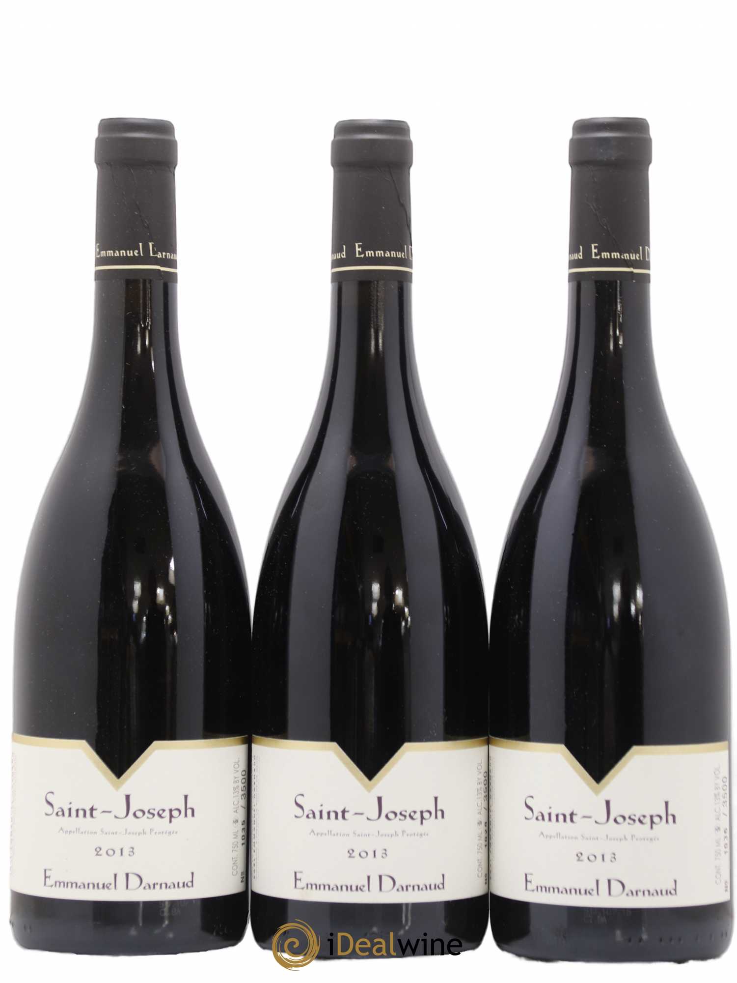 Saint-Joseph Domaine Emmanuel Darnaud 2013 - Posten von 3 Flaschen - 0