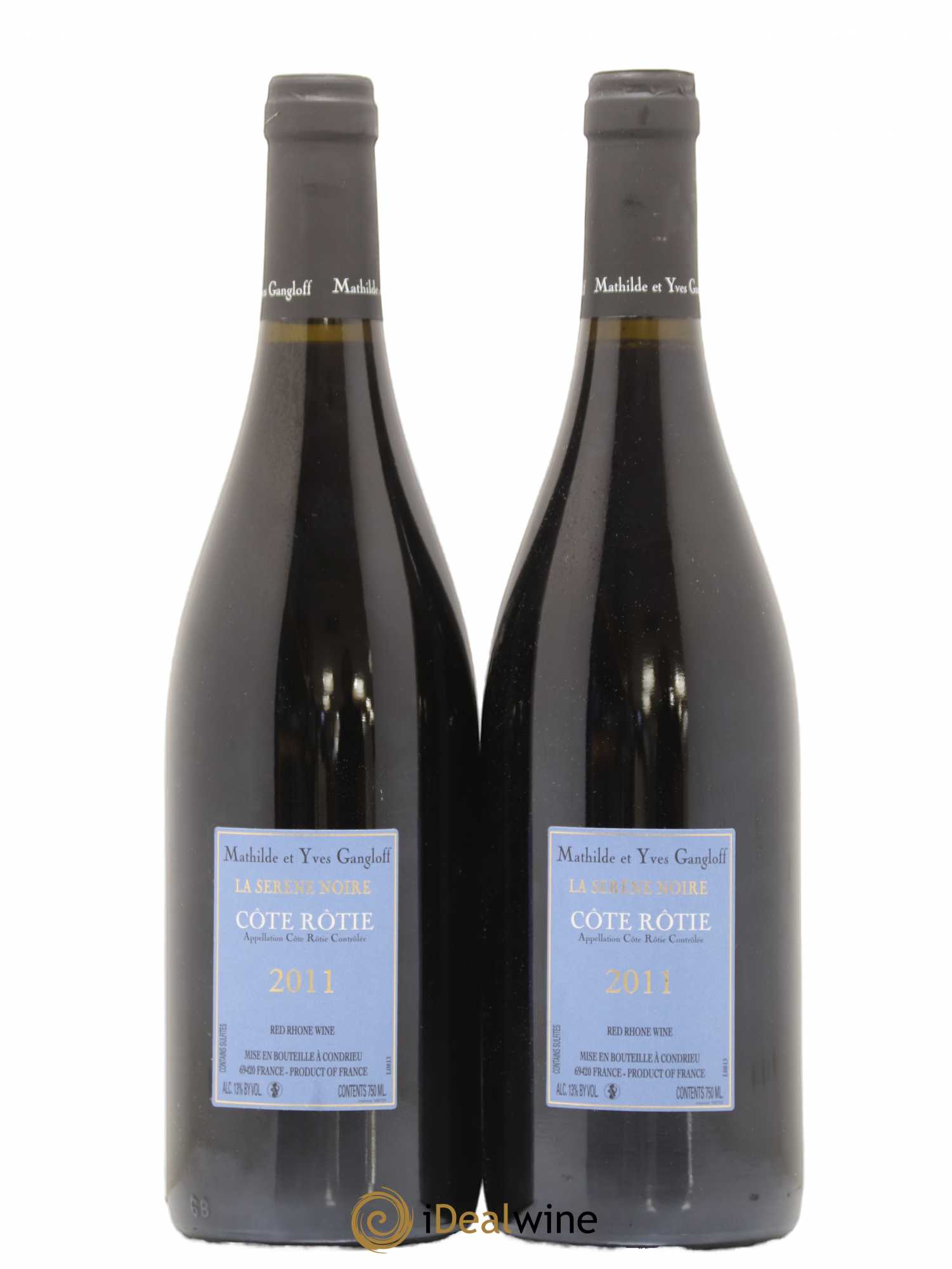 Côte-Rôtie La Sereine Noire Gangloff (Domaine) 2011 - Lot de 2 bouteilles - 1