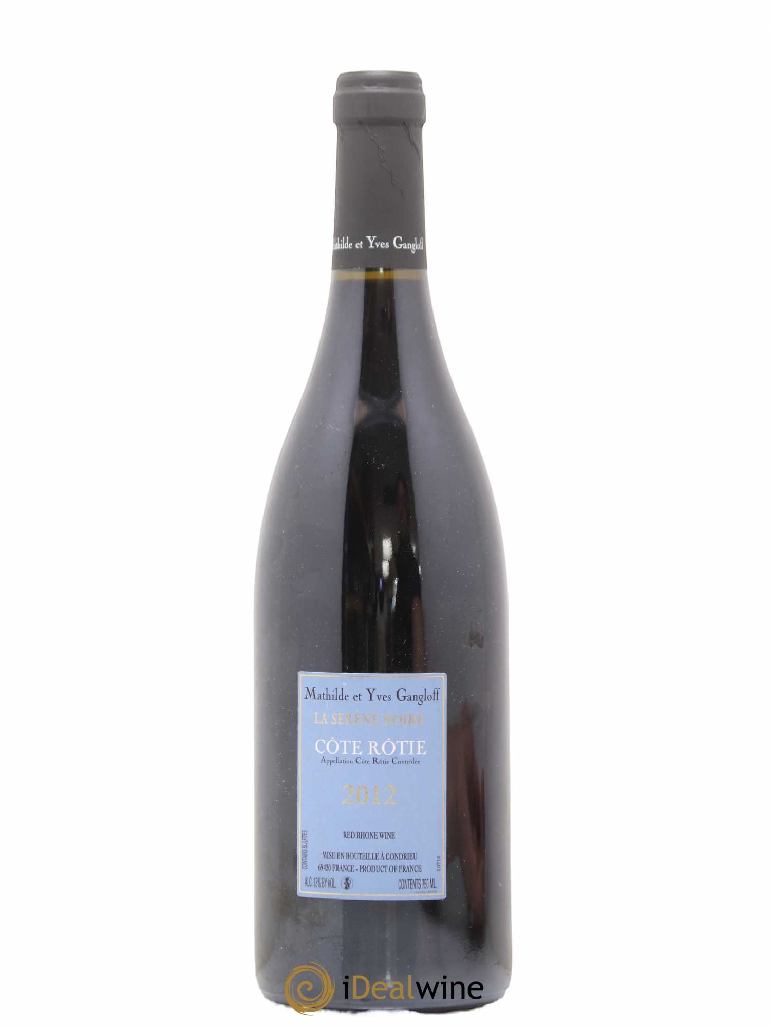 Côte-Rôtie La Sereine Noire Gangloff (Domaine) 2012 - Lot de 1 bouteille - 1