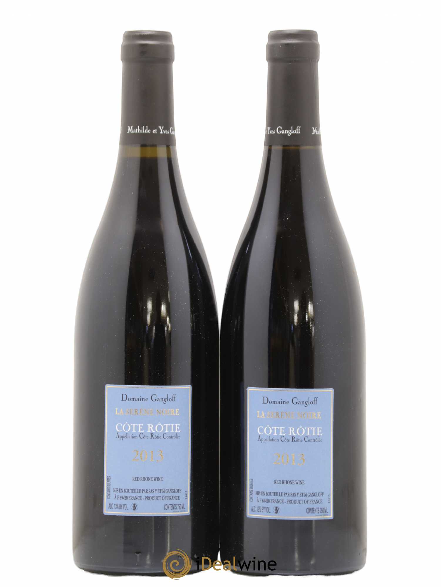 Côte-Rôtie La Sereine Noire Gangloff (Domaine) 2013 - Lot de 2 bouteilles - 1