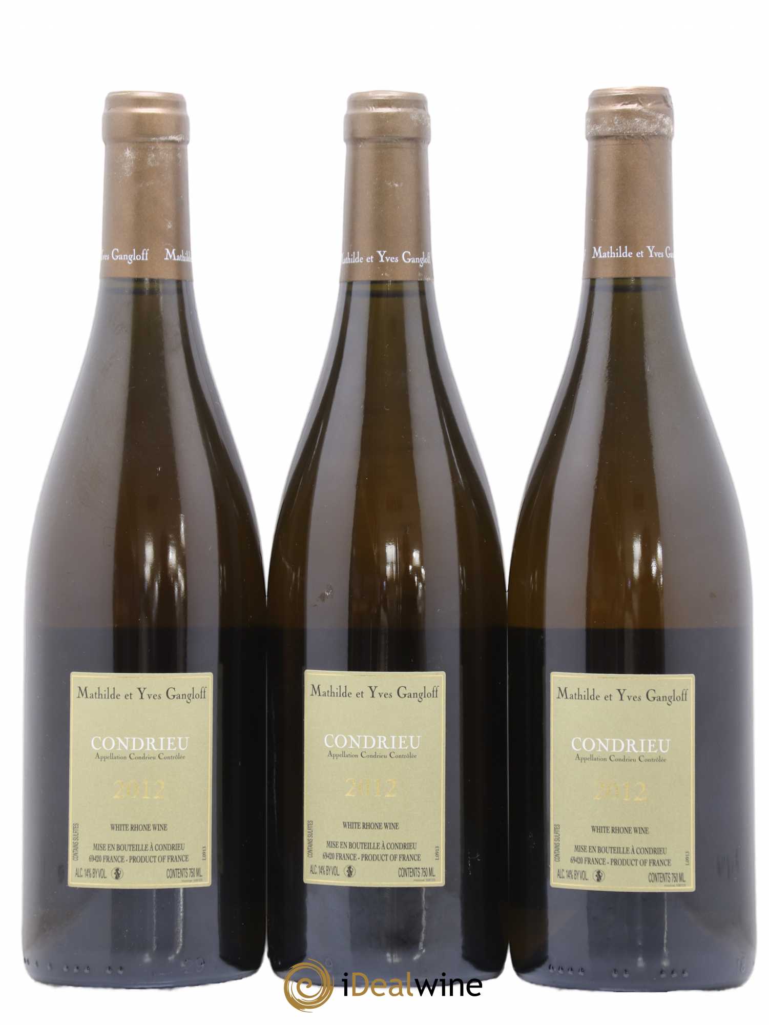 Condrieu Domaine Gangloff (Domaine) 2012 - Posten von 3 Flaschen - 1