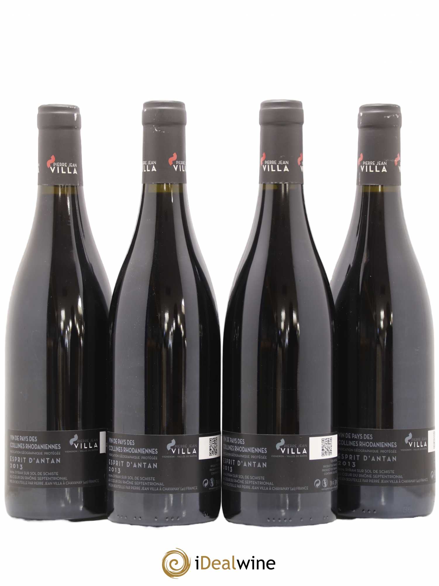 Collines Rhodaniennes Esprit d'Antan Pierre-Jean Villa 2013 - Lot de 4 bouteilles - 1