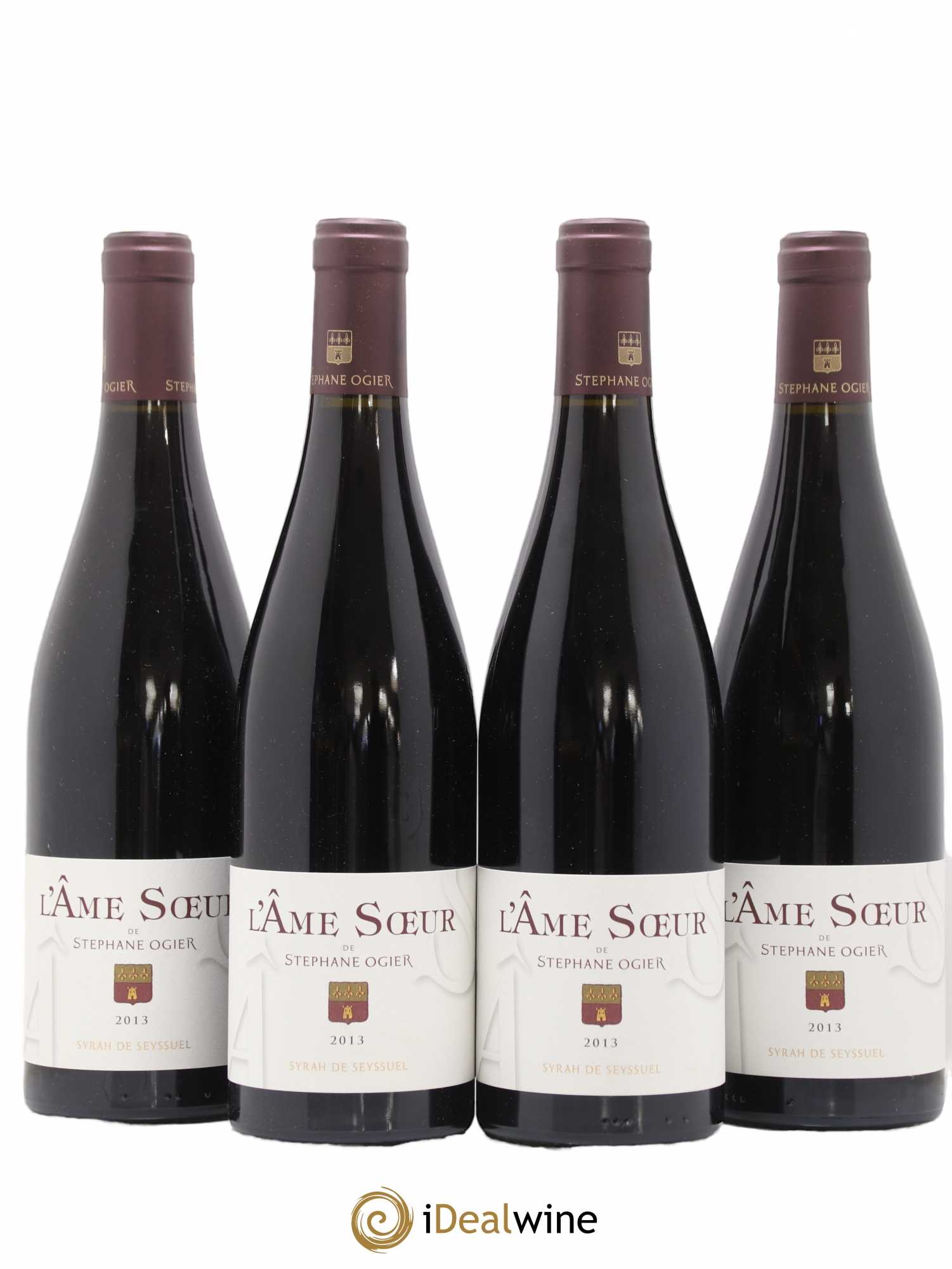 Collines Rhodaniennes L'Ame Soeur Syrah de Seyssuel Stéphane Ogier 2013 - Lot de 4 bouteilles - 0