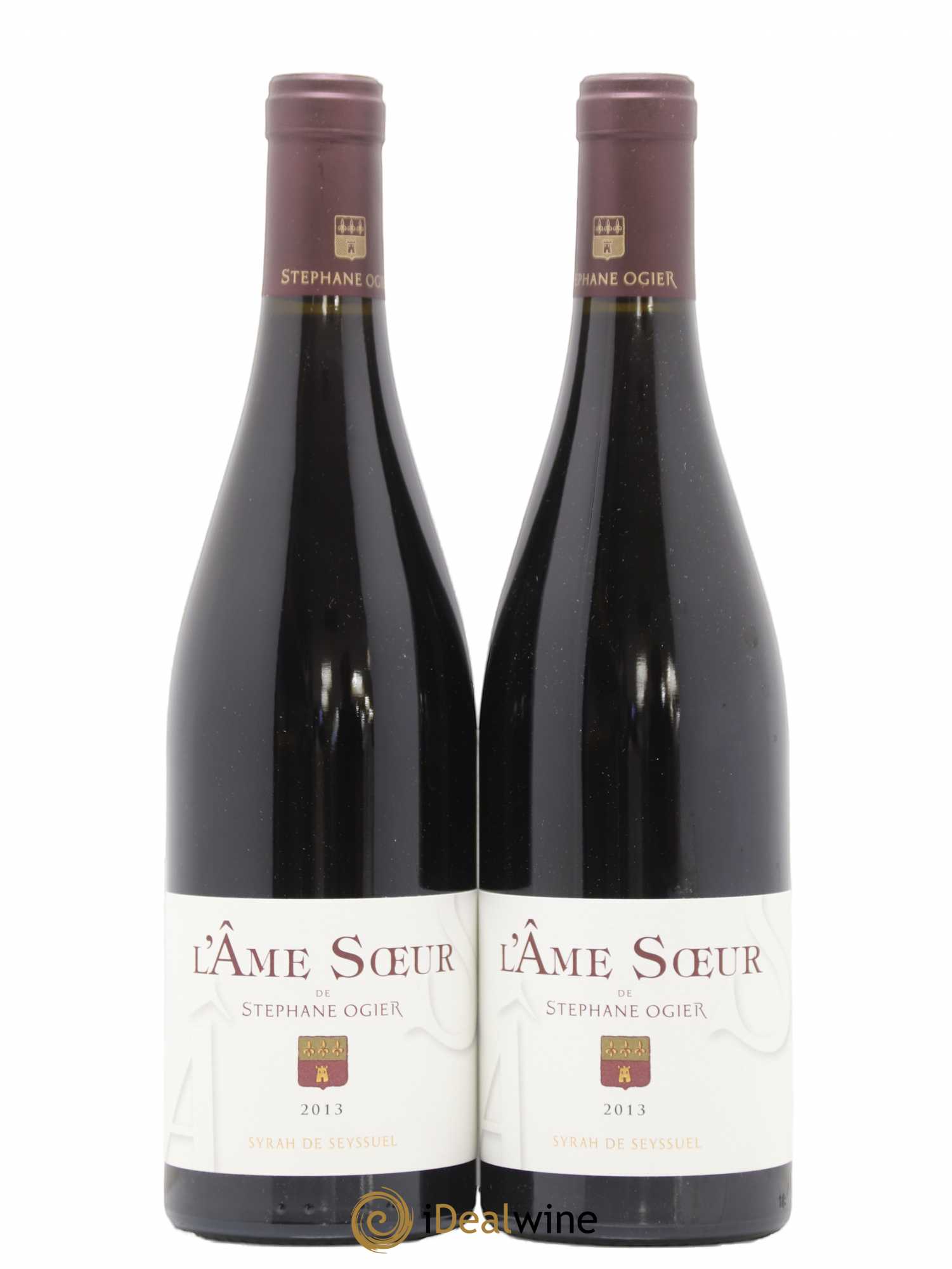 Collines Rhodaniennes L'Ame Soeur Syrah de Seyssuel Stéphane Ogier 2013 - Lot de 2 bouteilles - 0