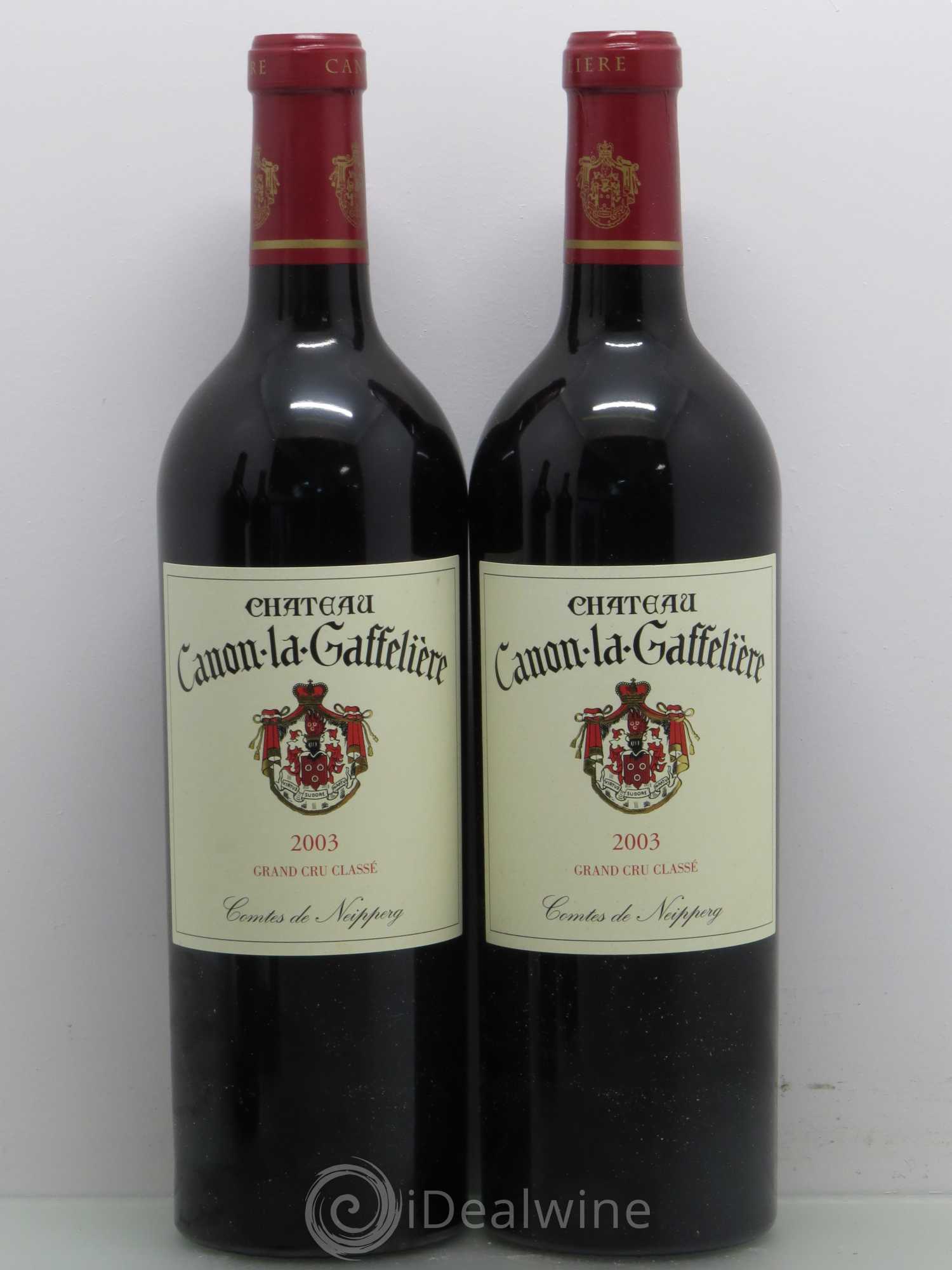 Château Canon la Gaffelière 1er Grand Cru Classé B 2003 - Lot de 5 bouteilles - 2