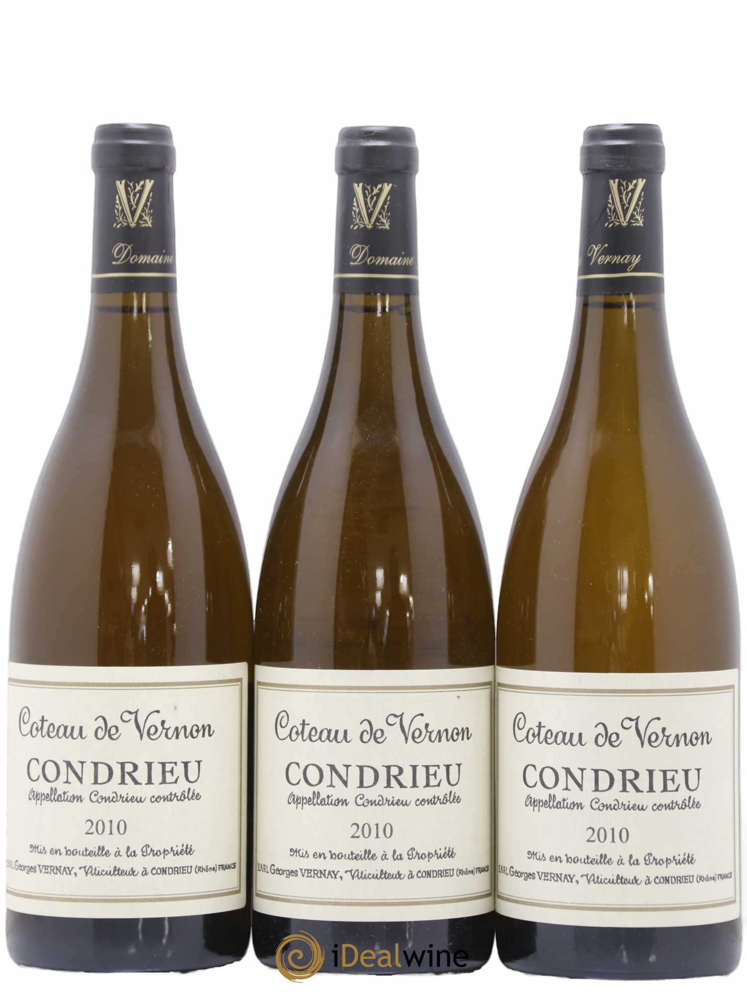 Condrieu Coteau de Vernon Georges Vernay 2010 - Lot de 3 bouteilles - 0