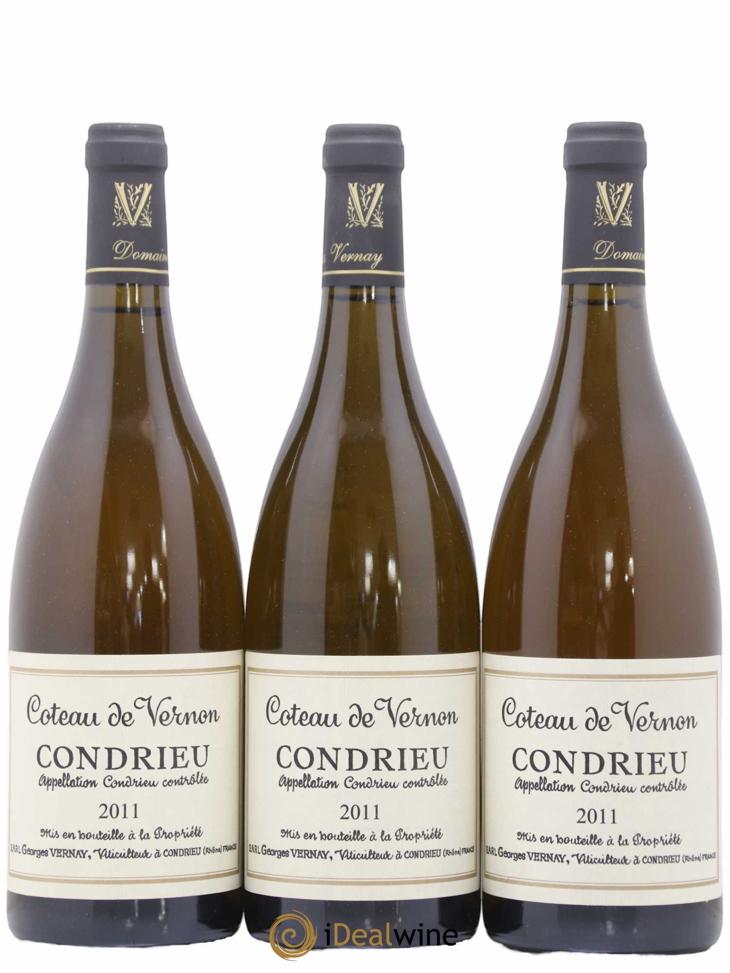Condrieu Coteau de Vernon Georges Vernay 2011 - Lot de 3 bouteilles - 0