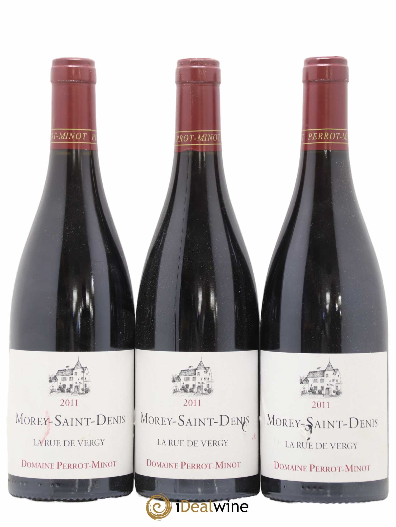 Morey-Saint-Denis La Rue De Vergy Perrot-Minot 2011 - Lot de 3 bouteilles - 0