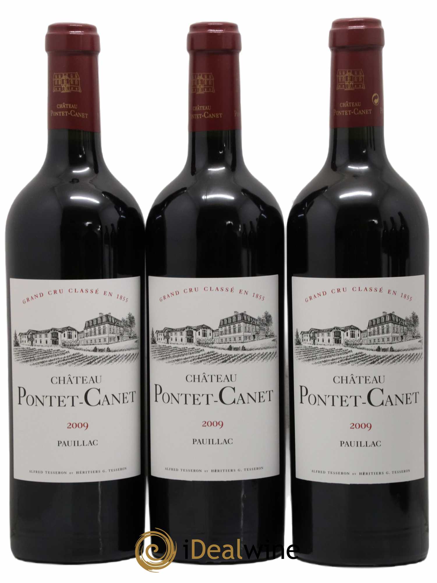 Château Pontet Canet 5ème Grand Cru Classé 2009 - Lot de 6 bouteilles - 1