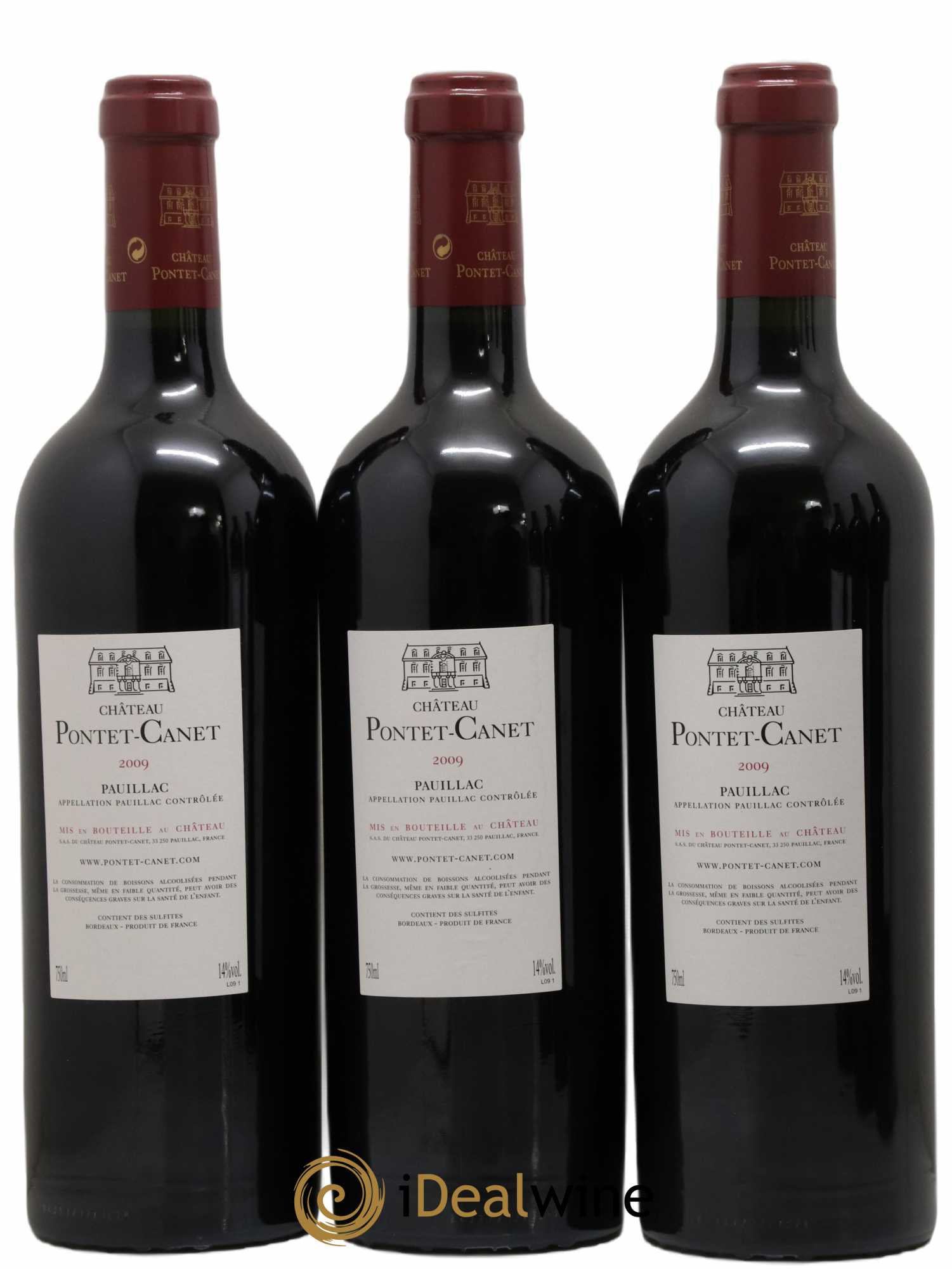 Château Pontet Canet 5ème Grand Cru Classé 2009 - Lot de 6 bouteilles - 2