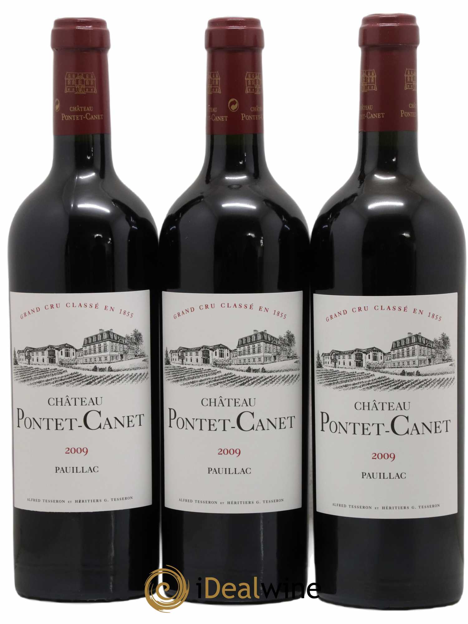 Château Pontet Canet 5ème Grand Cru Classé 2009 - Lot de 6 bouteilles - 3