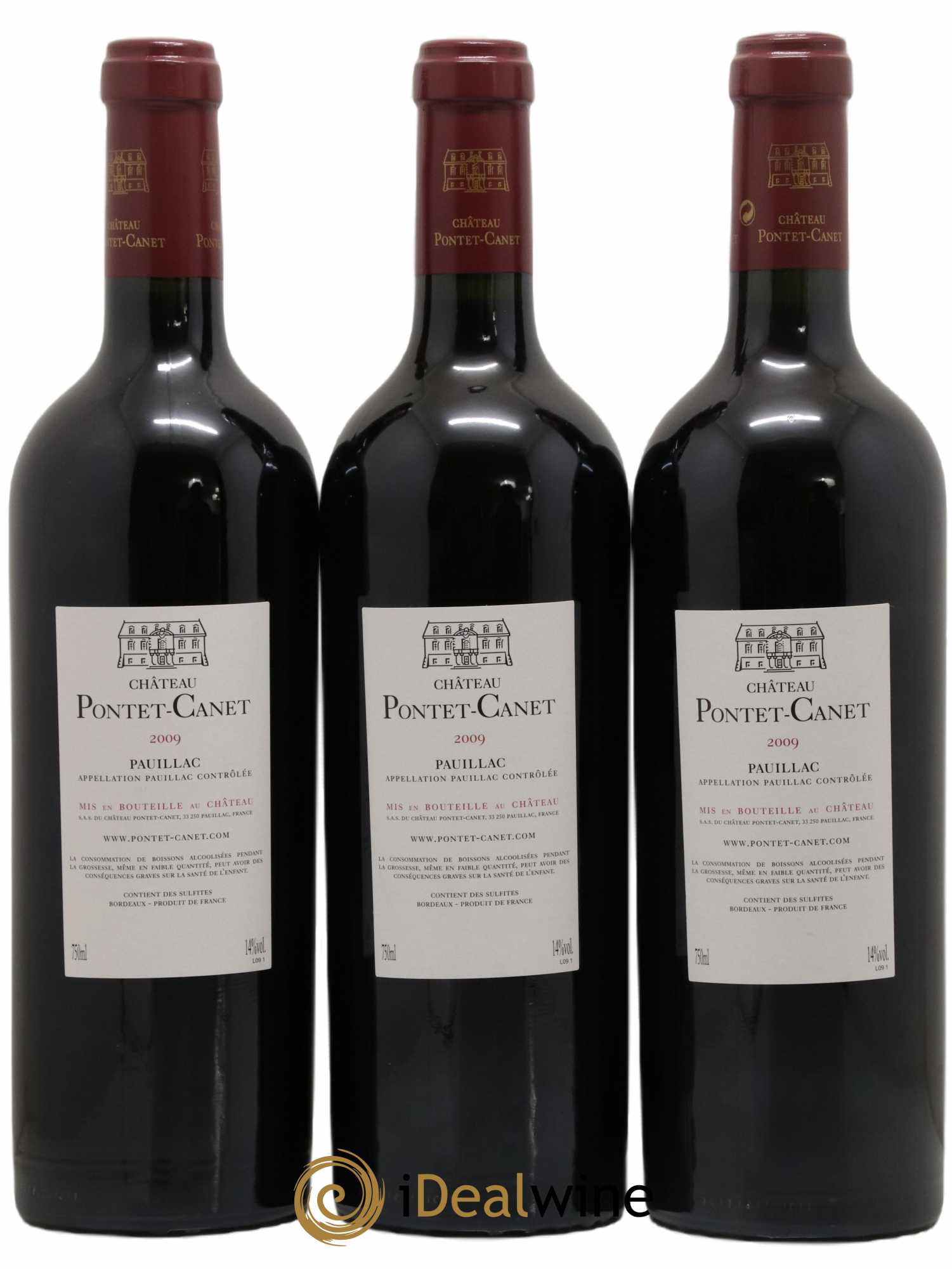 Château Pontet Canet 5ème Grand Cru Classé 2009 - Lot de 6 bouteilles - 4