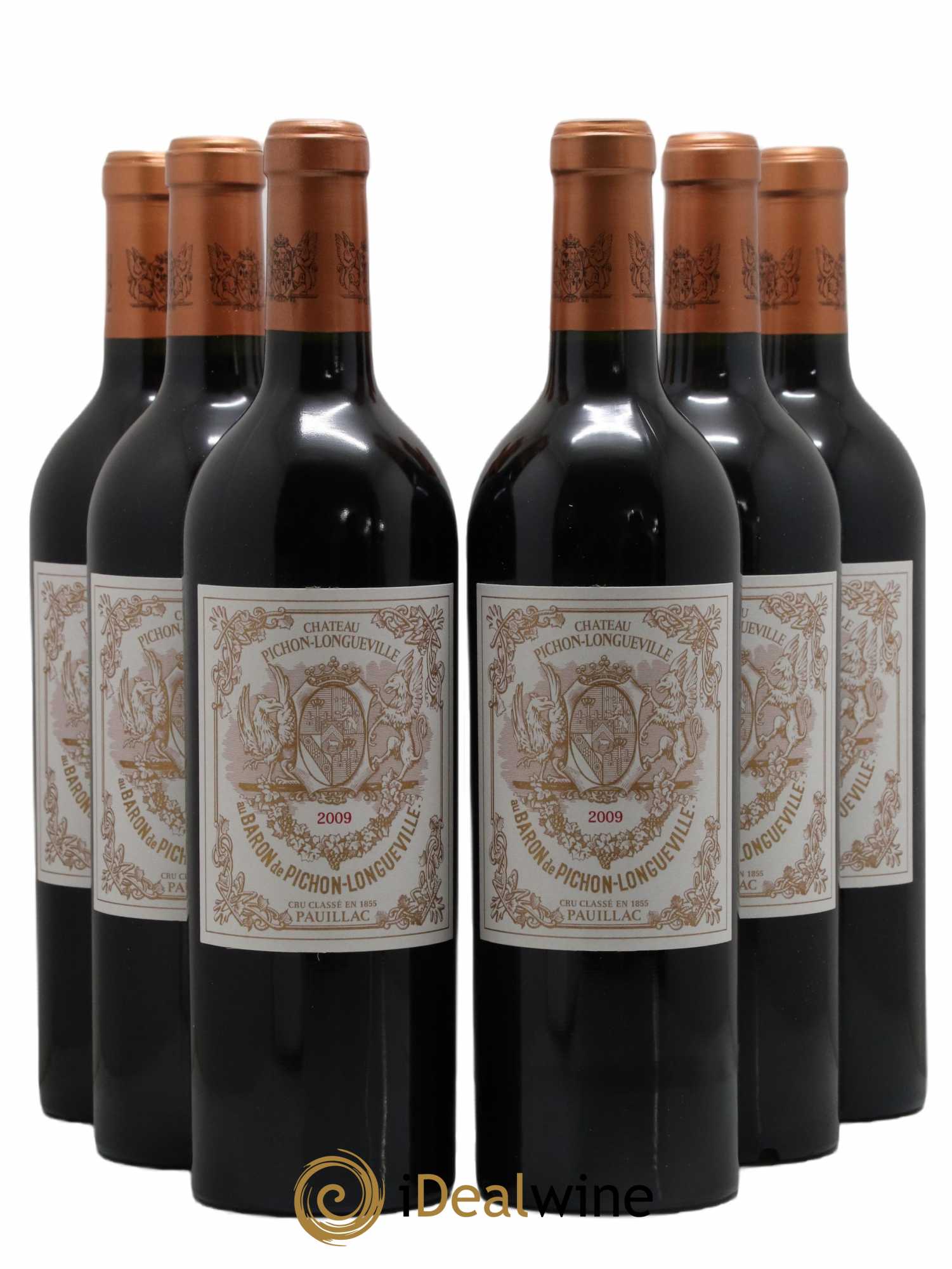Pichon Longueville Baron 2ème Grand Cru Classé 2009 - Lot de 6 bouteilles - 0