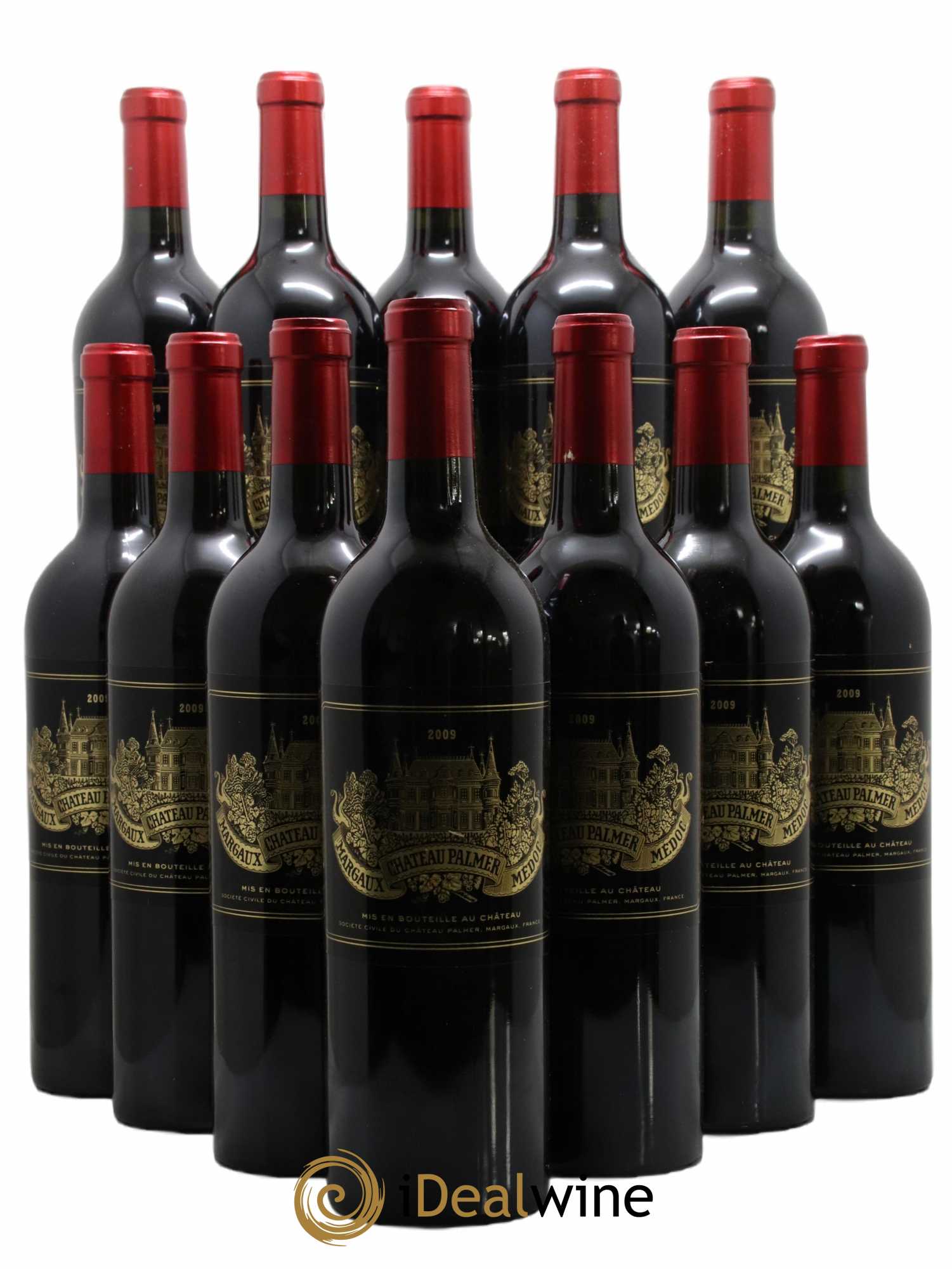 Château Palmer 3ème Grand Cru Classé 2009 - Lot of 12 bottles - 0