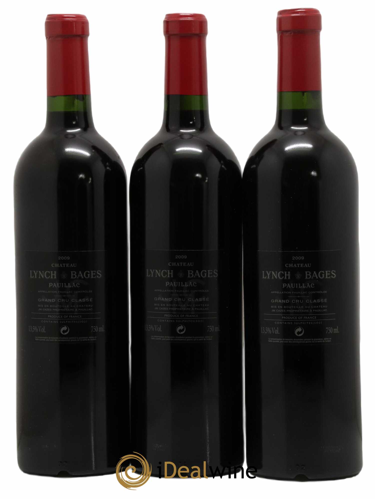 Château Lynch Bages 5ème Grand Cru Classé 2009 - Lot de 12 bouteilles - 8