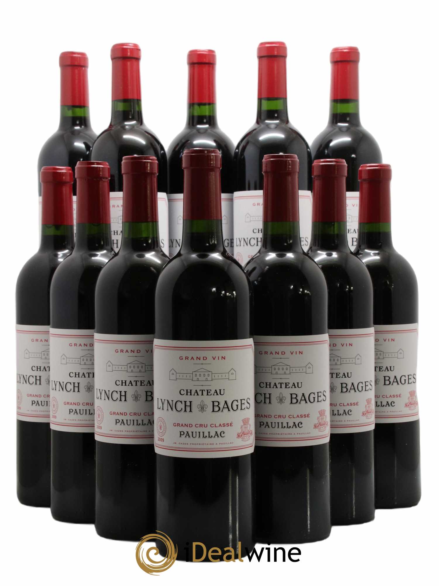 Château Lynch Bages 5ème Grand Cru Classé 2009 - Lot de 12 bouteilles - 0
