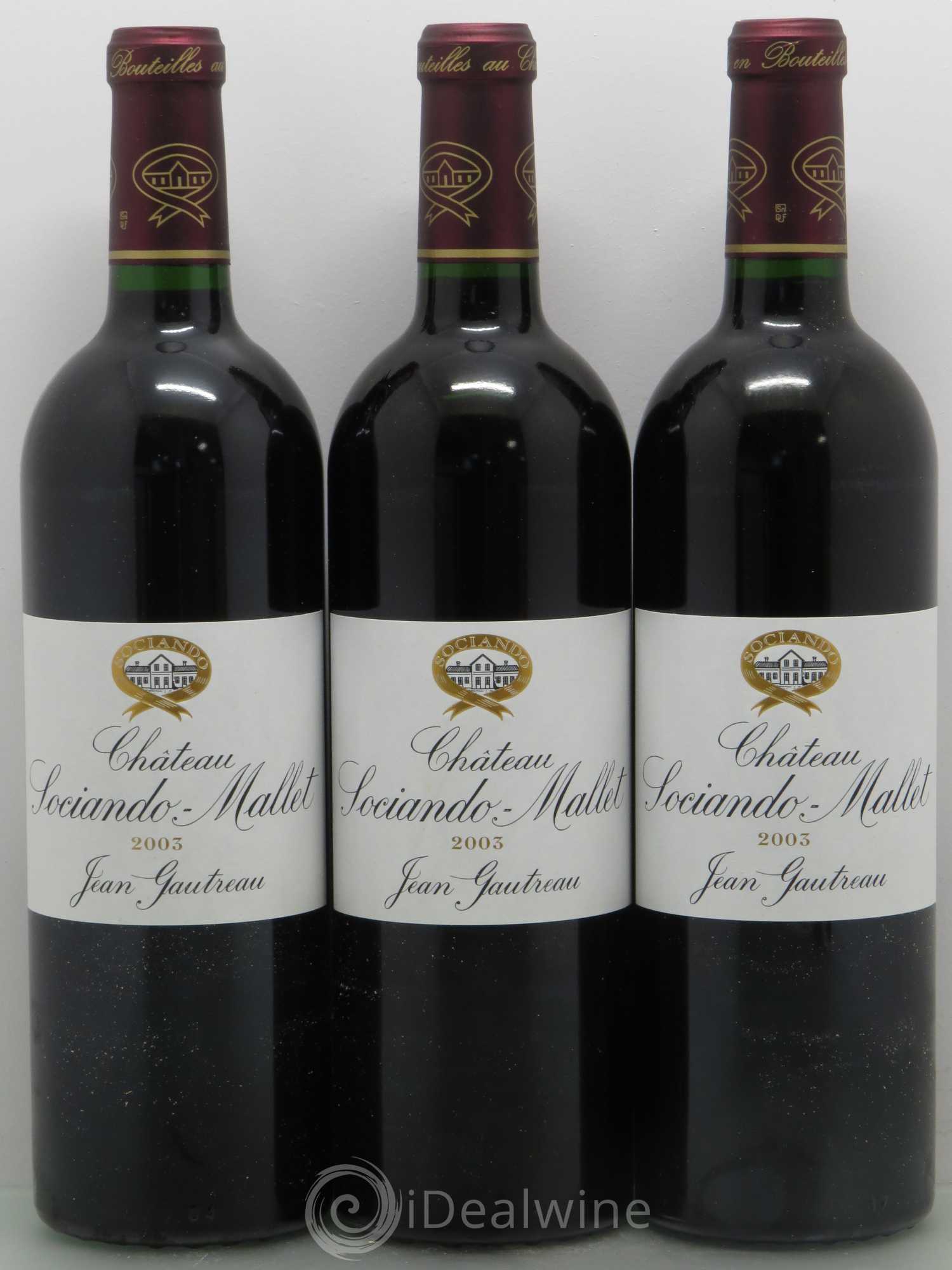 Château Sociando Mallet 2003 - Lot de 12 bouteilles - 3