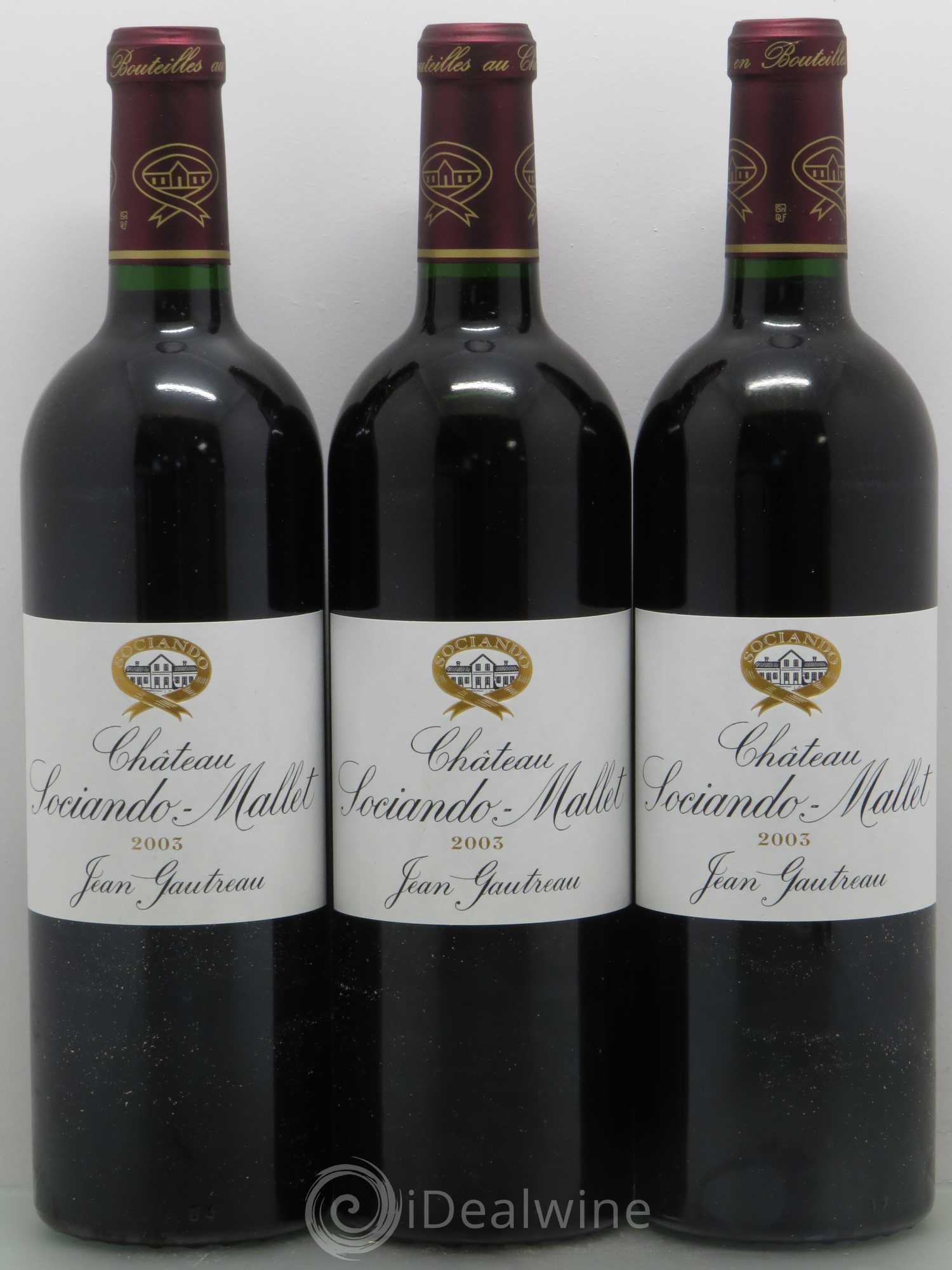 Château Sociando Mallet 2003 - Lot de 12 bouteilles - 4