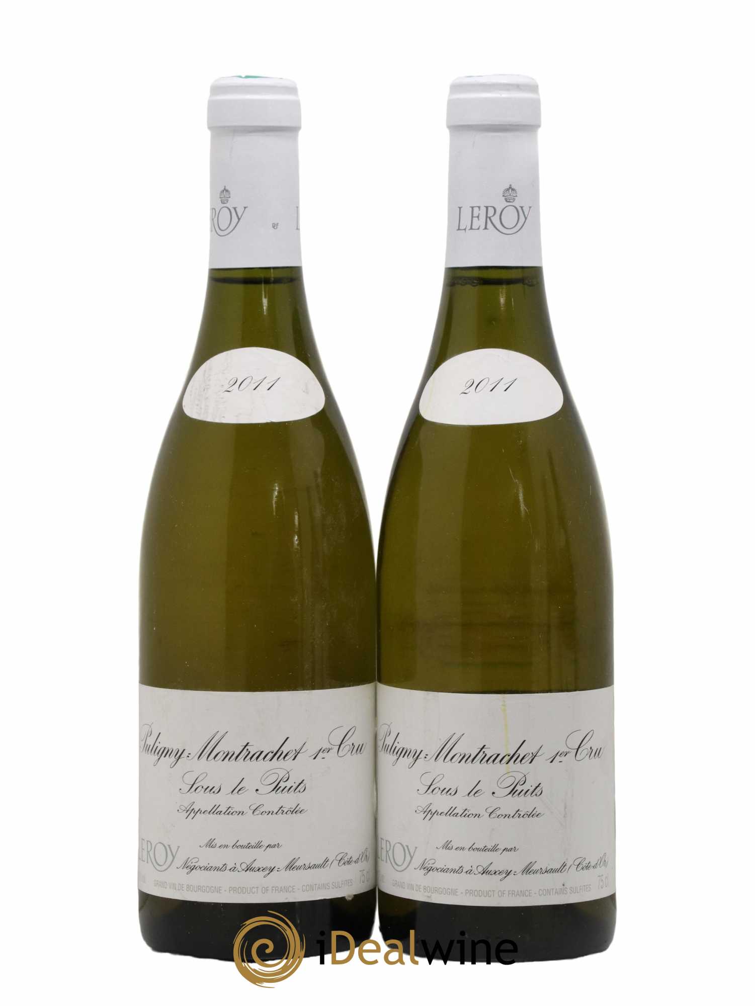 Puligny-Montrachet 1er Cru Sous le Puits Leroy SA 2011 - Lot de 2 bouteilles - 0