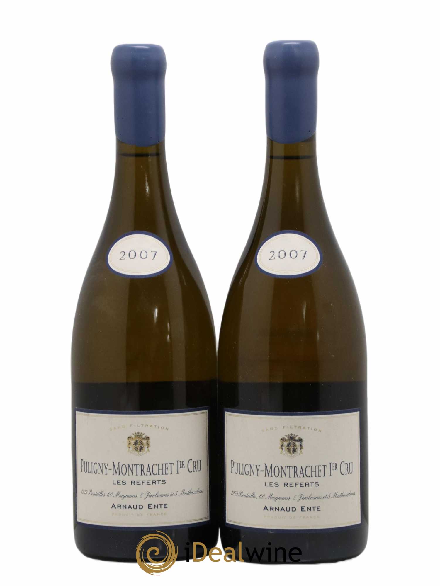 Puligny-Montrachet 1er Cru Les Referts Arnaud Ente 2007 - Lot de 2 bouteilles - 0