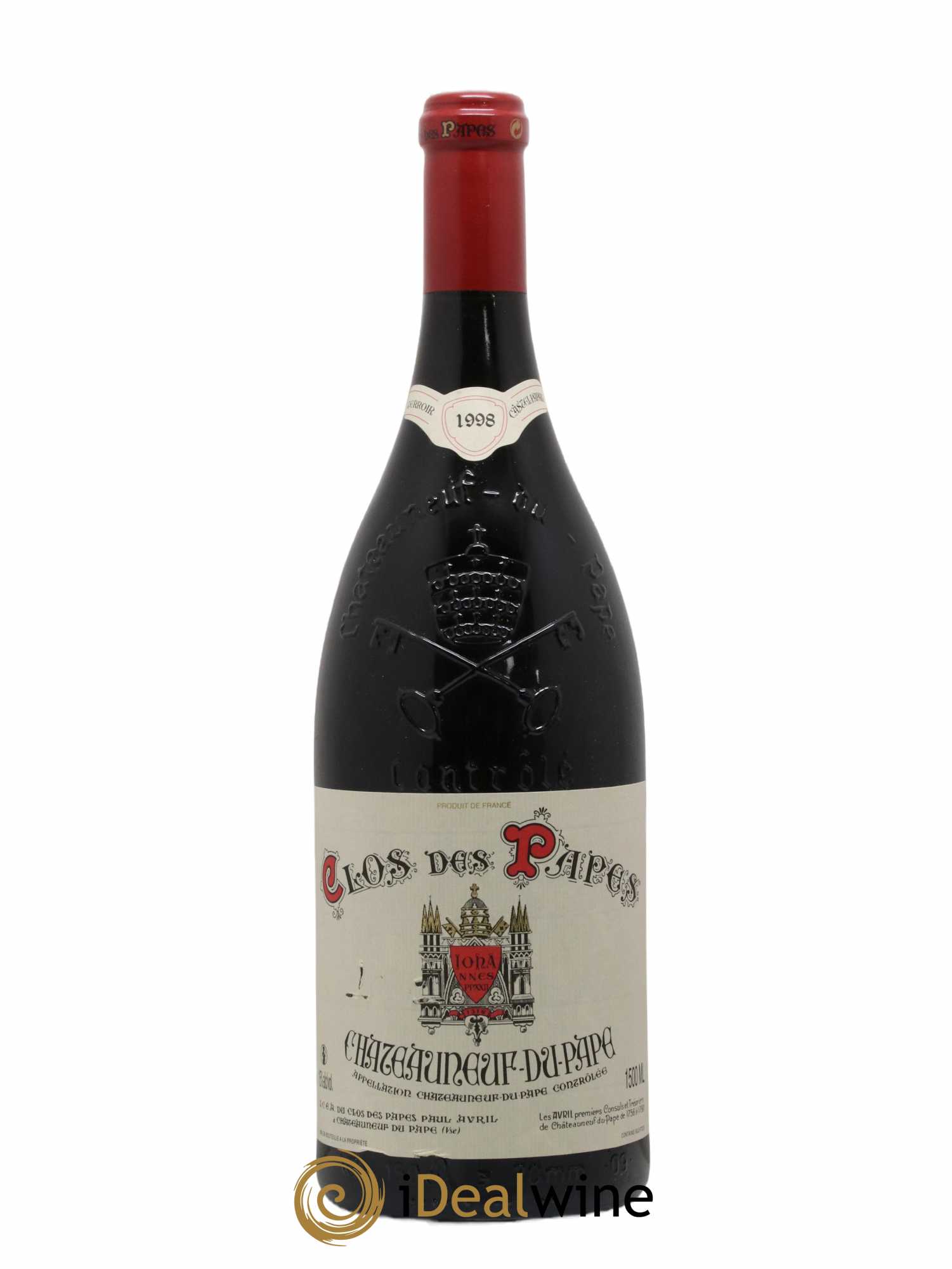 Châteauneuf-du-Pape Clos des Papes - Paul Avril 1998 - Lot de 1 magnum - 0