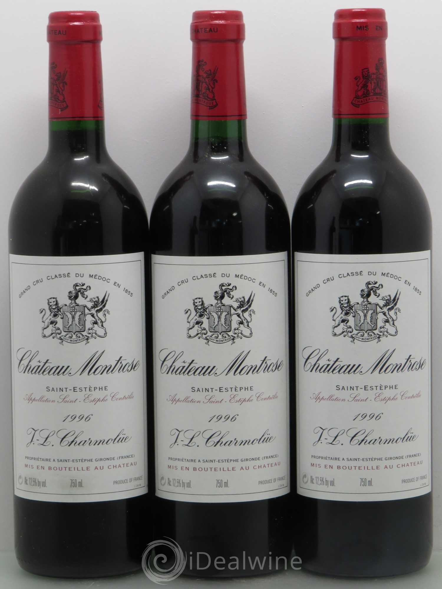 Château Montrose 2ème Grand Cru Classé 1996 - Lot de 12 bouteilles - 3