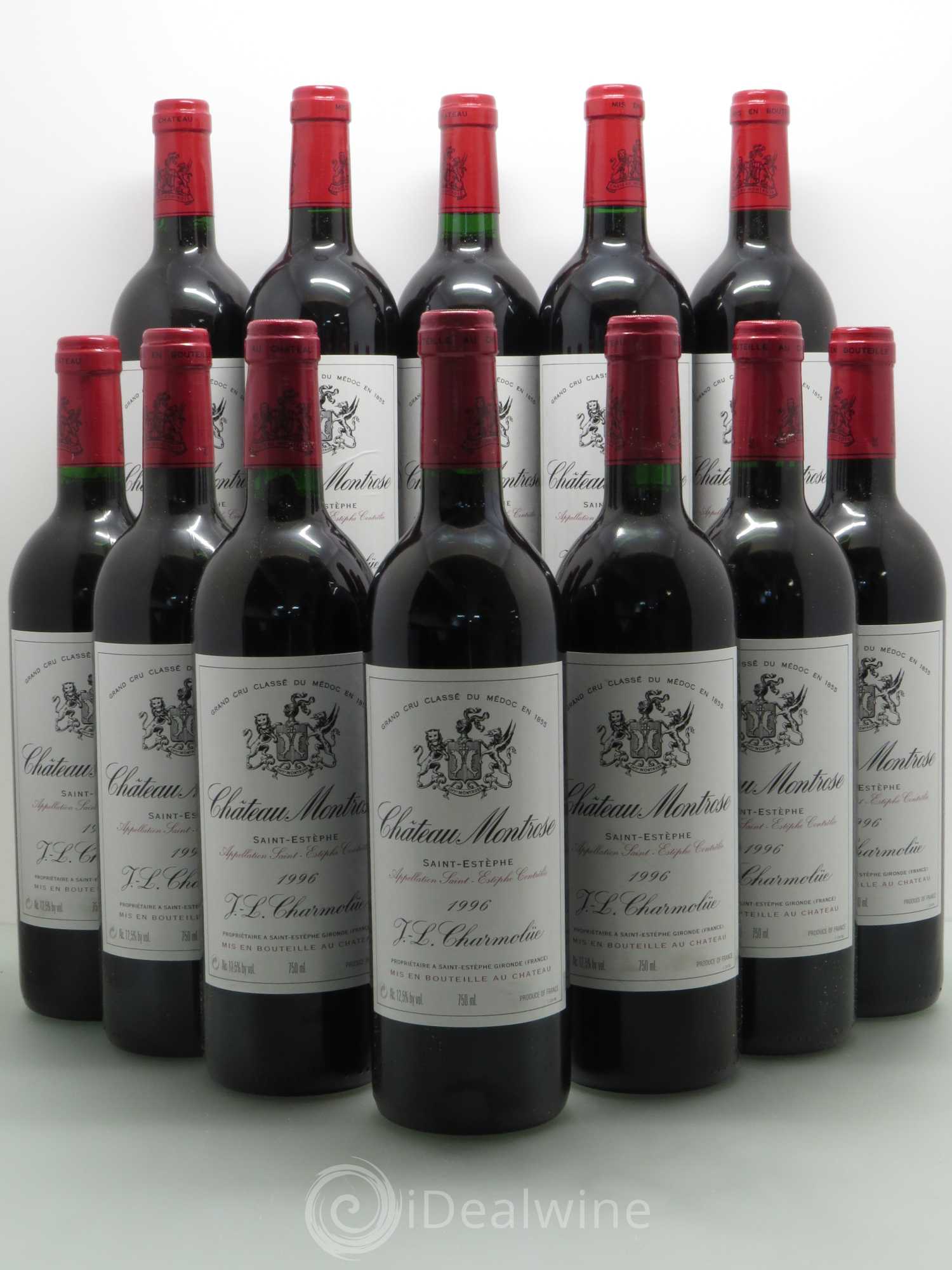 Château Montrose 2ème Grand Cru Classé 1996 - Lot de 12 bouteilles - 0
