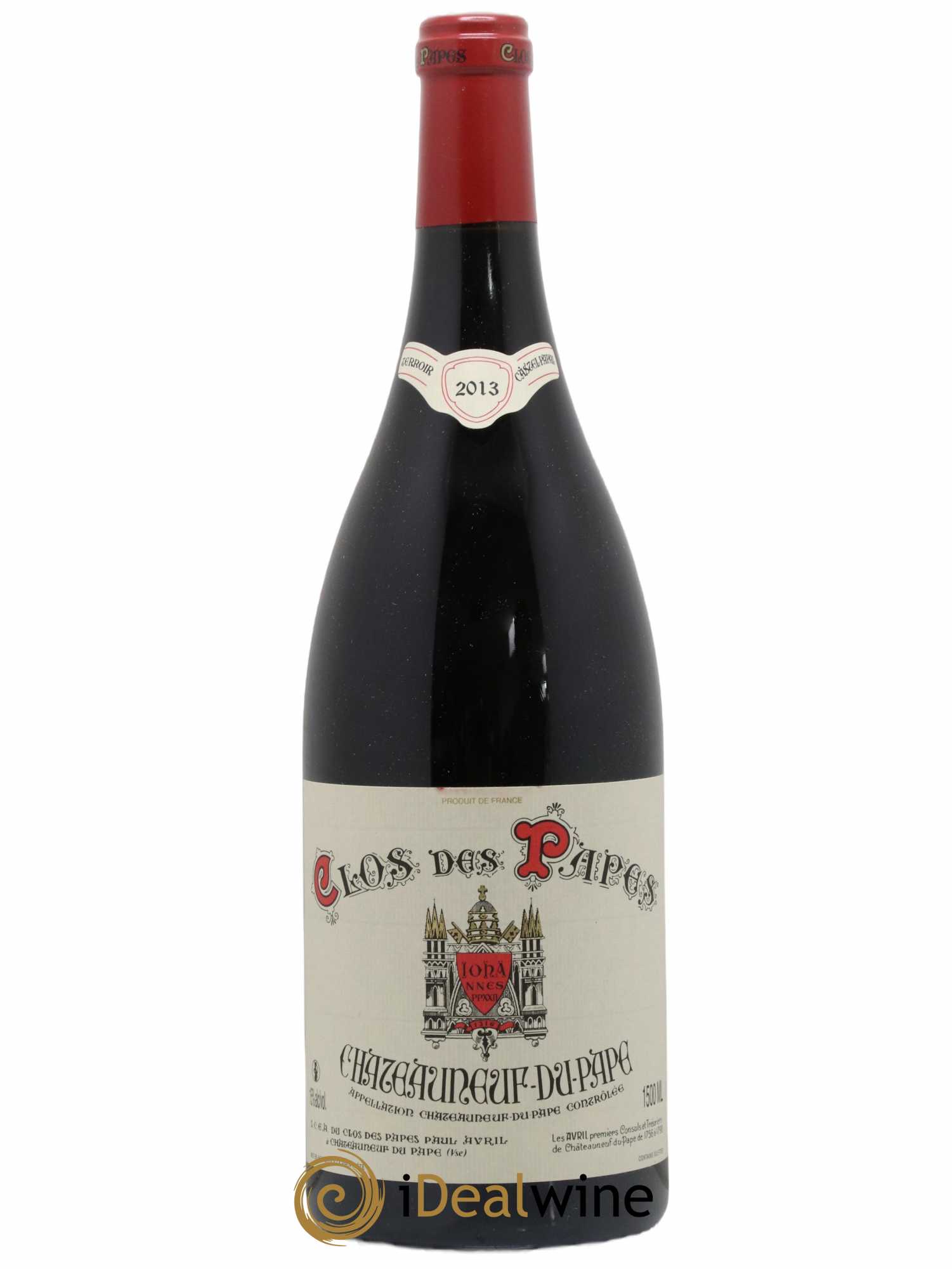 Châteauneuf-du-Pape Clos des Papes - Paul Avril 2013 - Lot de 1 magnum - 0