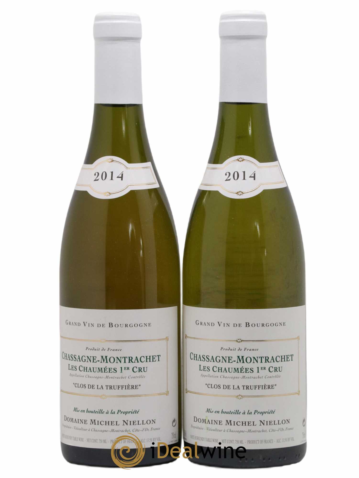 Chassagne-Montrachet 1er Cru Les Chaumées Clos de la Truffière Michel Niellon (Domaine) 2014 - Lot de 2 bouteilles - 0