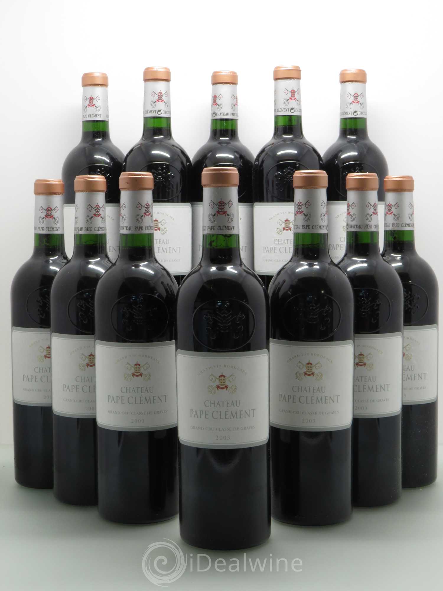 Château Pape Clément Cru Classé de Graves 2003 - Lot de 12 bouteilles - 0