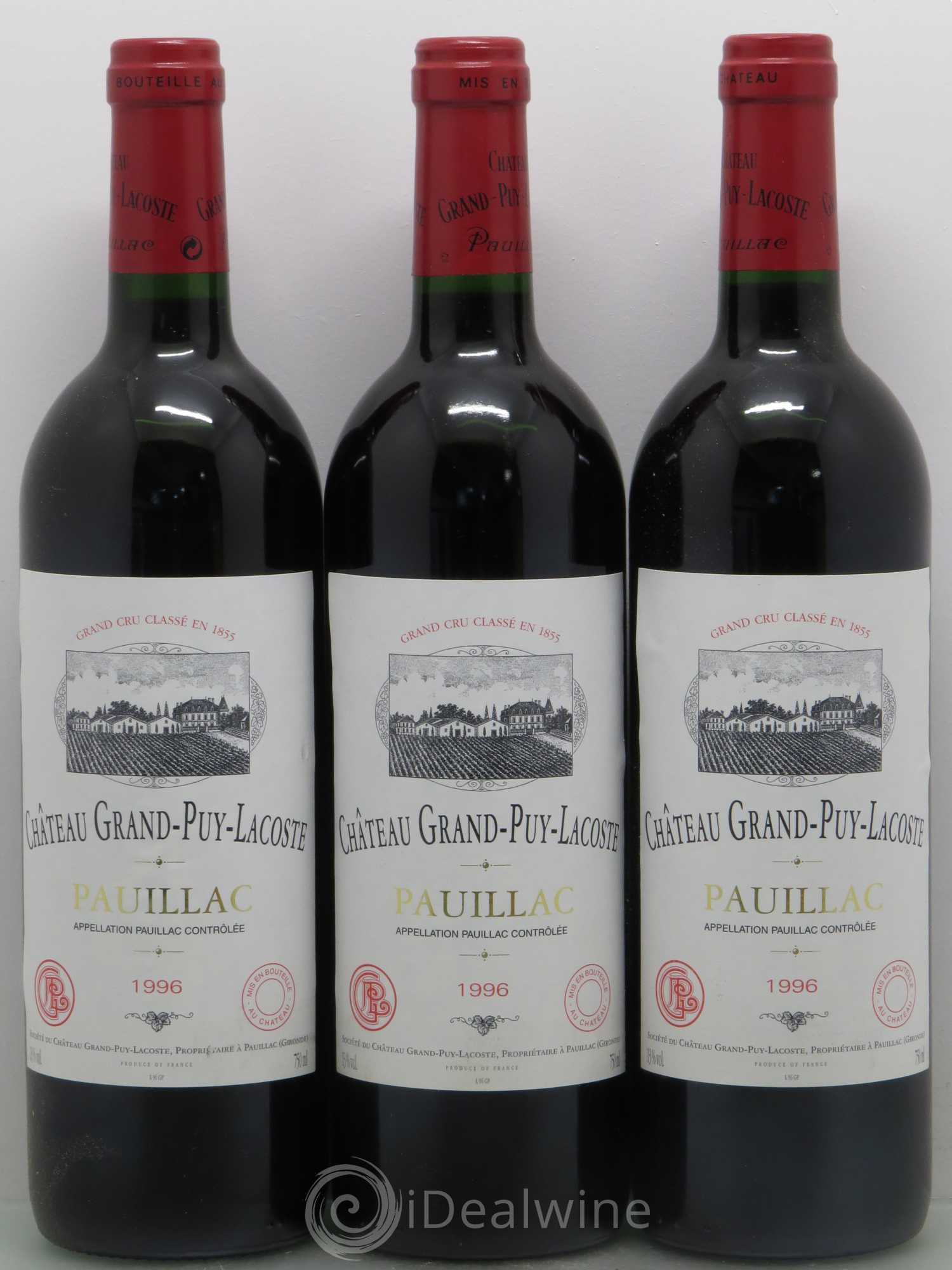 Château Grand Puy Lacoste 5ème Grand Cru Classé 1996 - Lot de 12 bouteilles - 4