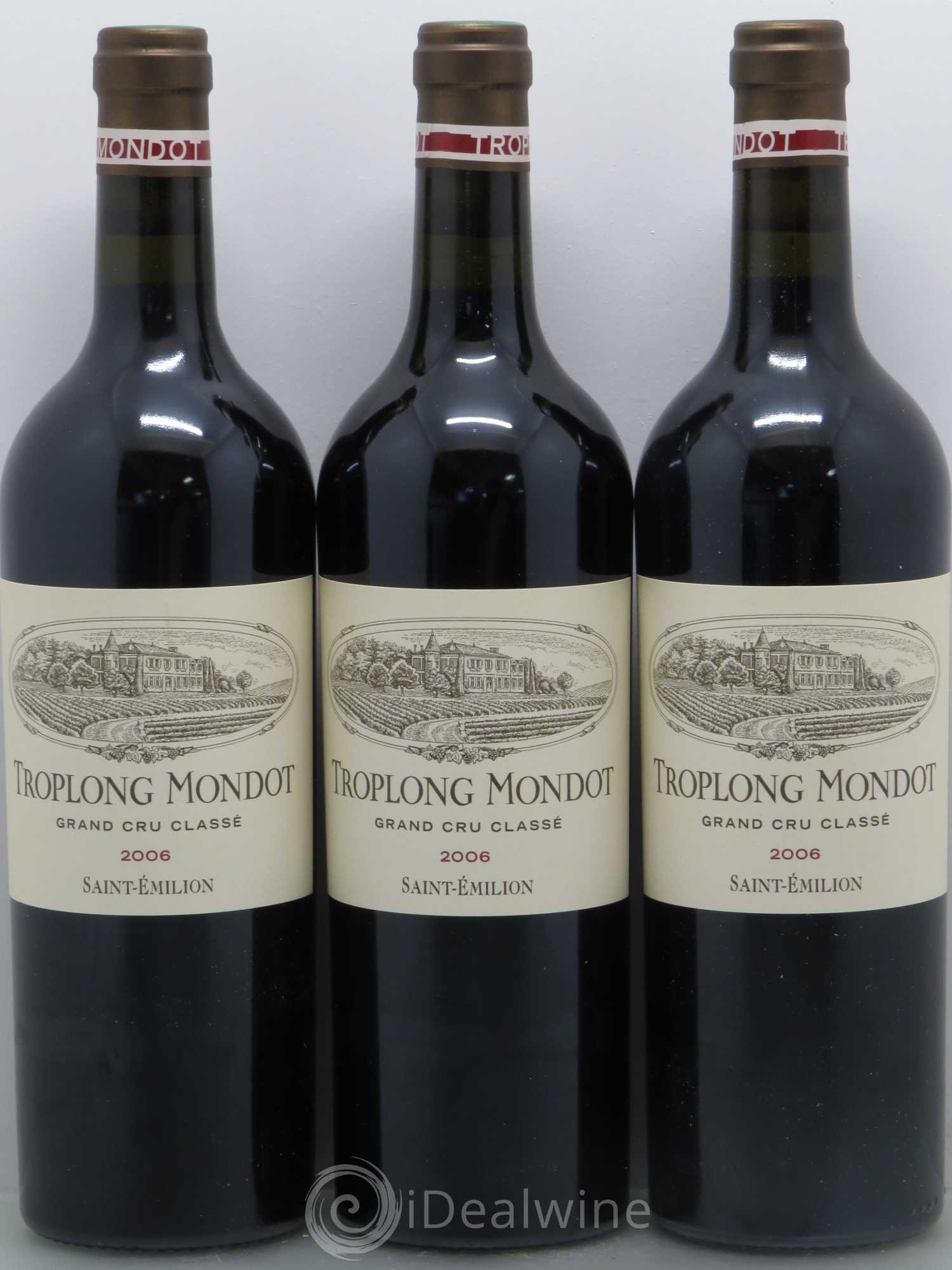 Château Troplong Mondot 1er Grand Cru Classé B 2006 - Lot de 12 bouteilles - 2