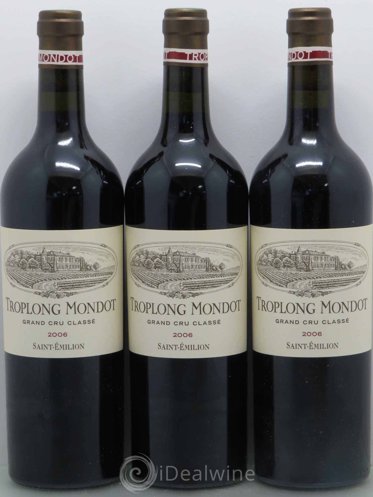 Château Troplong Mondot 1er Grand Cru Classé B 2006 - Lot de 12 bouteilles - 3
