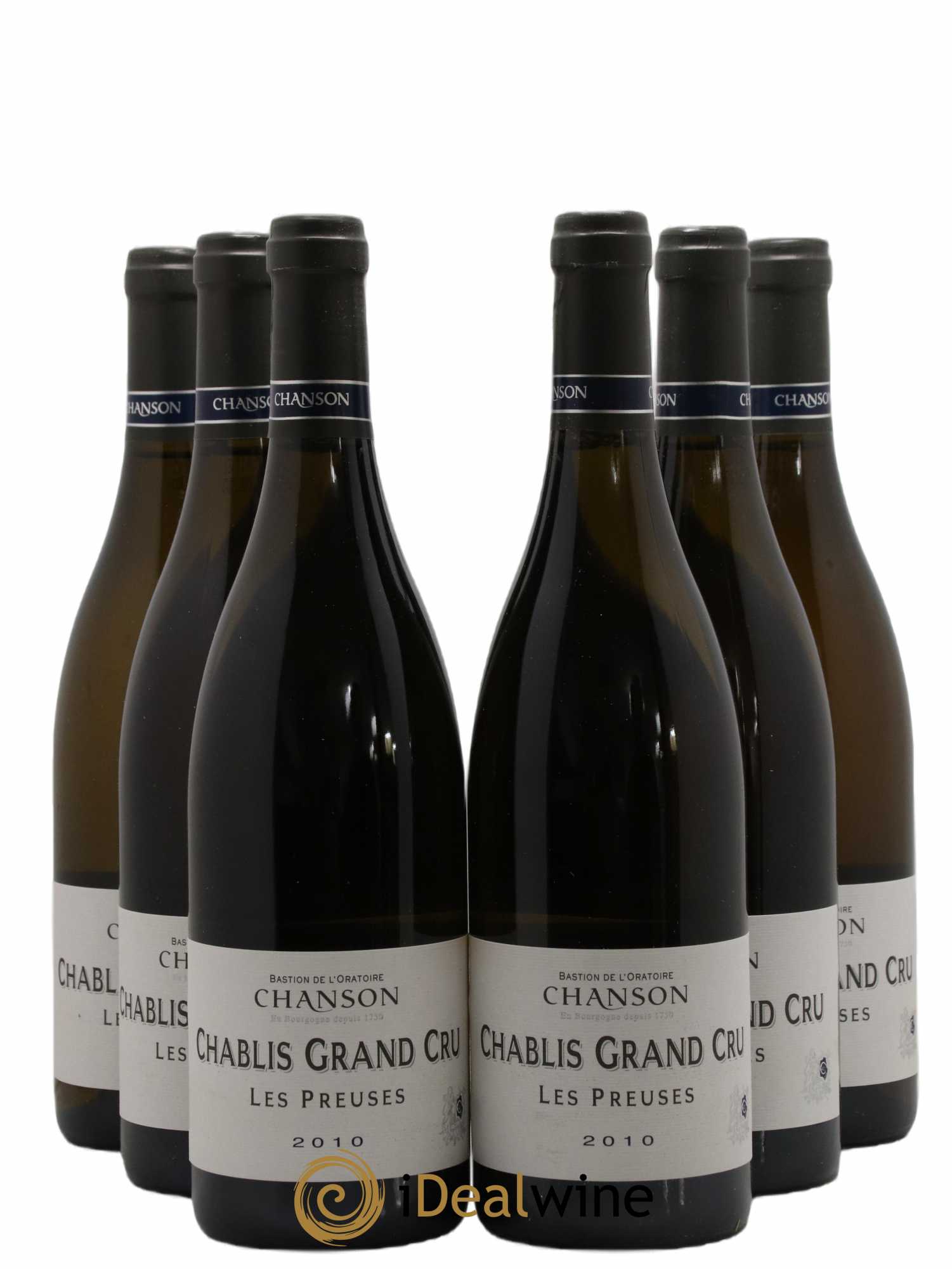 Chablis Grand Cru Les Preuses Chanson Père et Fils 2010 - Lot de 6 bouteilles - 0