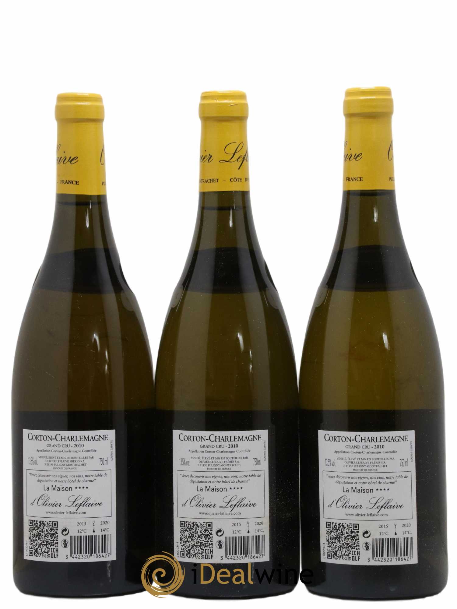 Corton-Charlemagne Grand Cru Olivier Leflaive 2010 - Lot de 6 bouteilles - 4