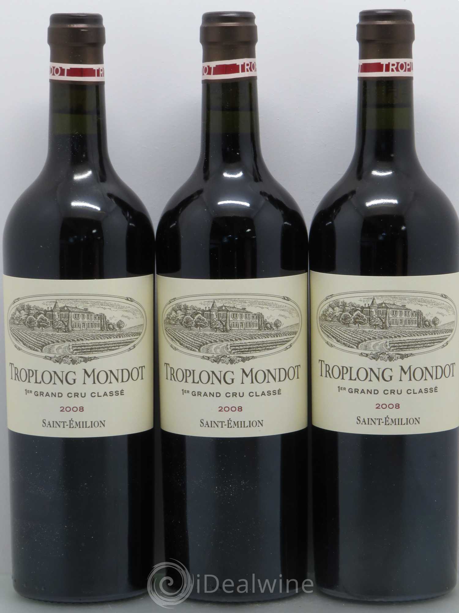 Château Troplong Mondot 1er Grand Cru Classé B 2008 - Lot de 12 bouteilles - 2