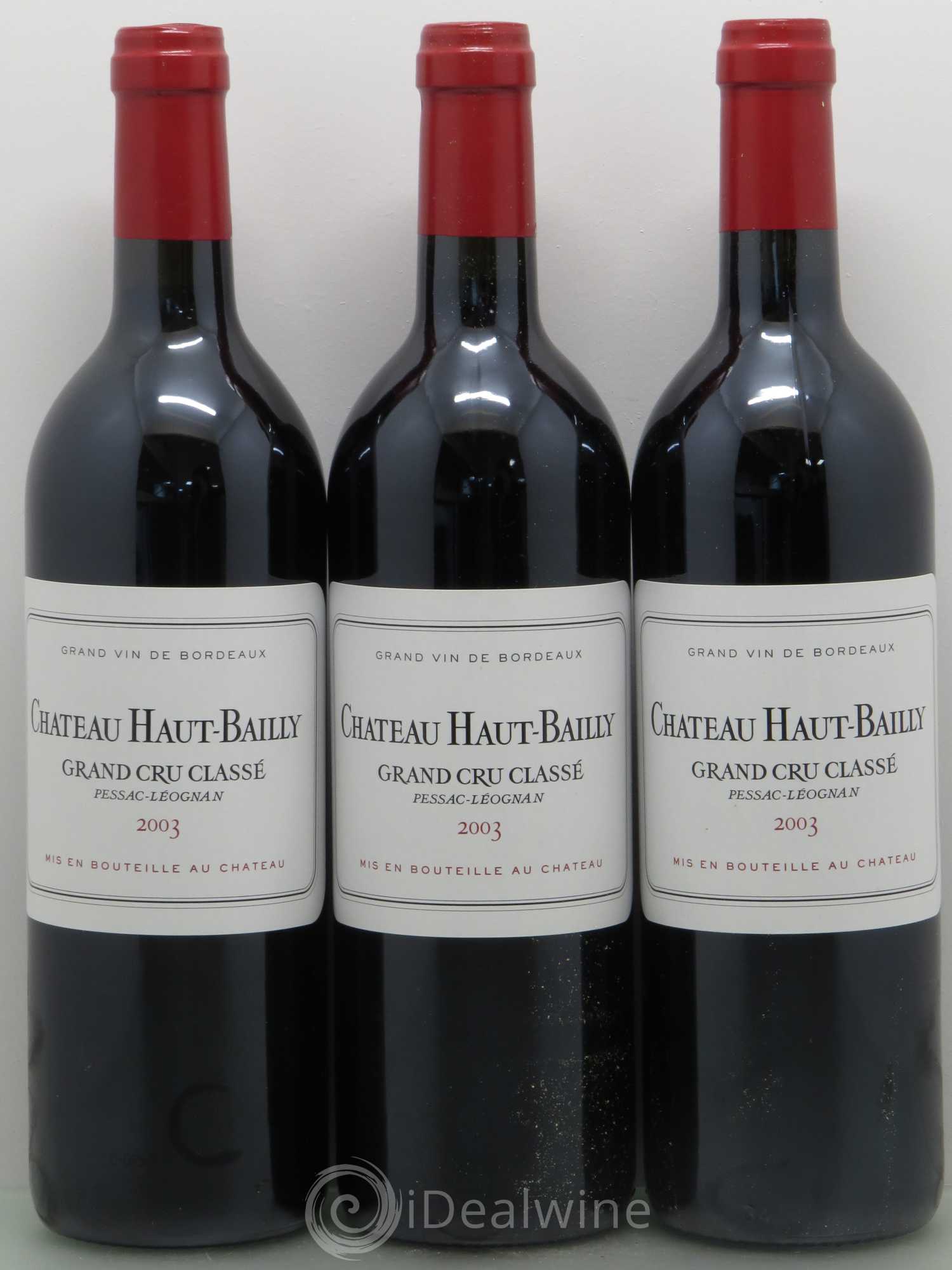 Château Haut-Bailly Cru Classé de Graves 2003 - Lot de 12 bouteilles - 2