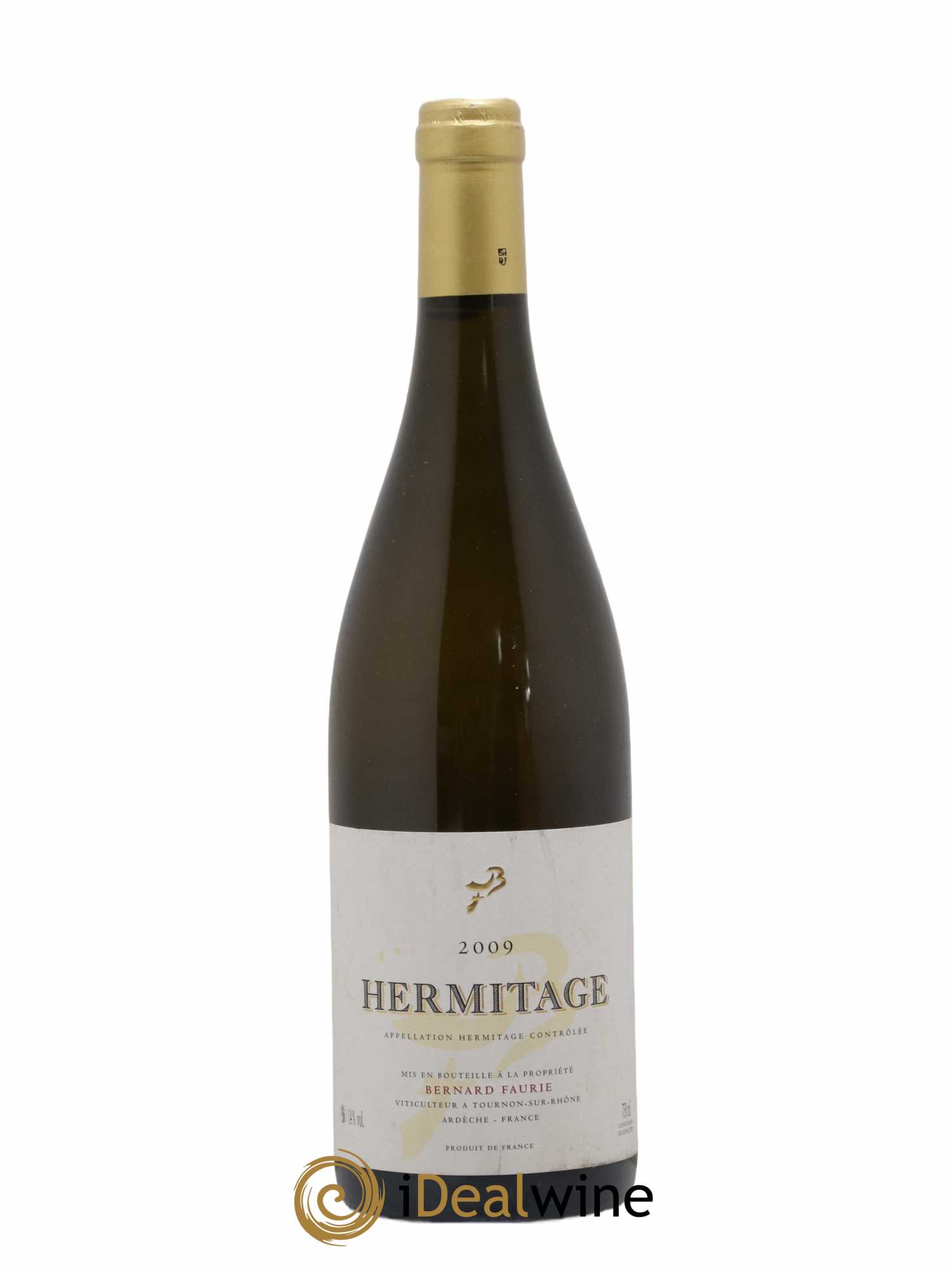 Hermitage Bernard Faurie 2009 - Lot de 1 bouteille - 0
