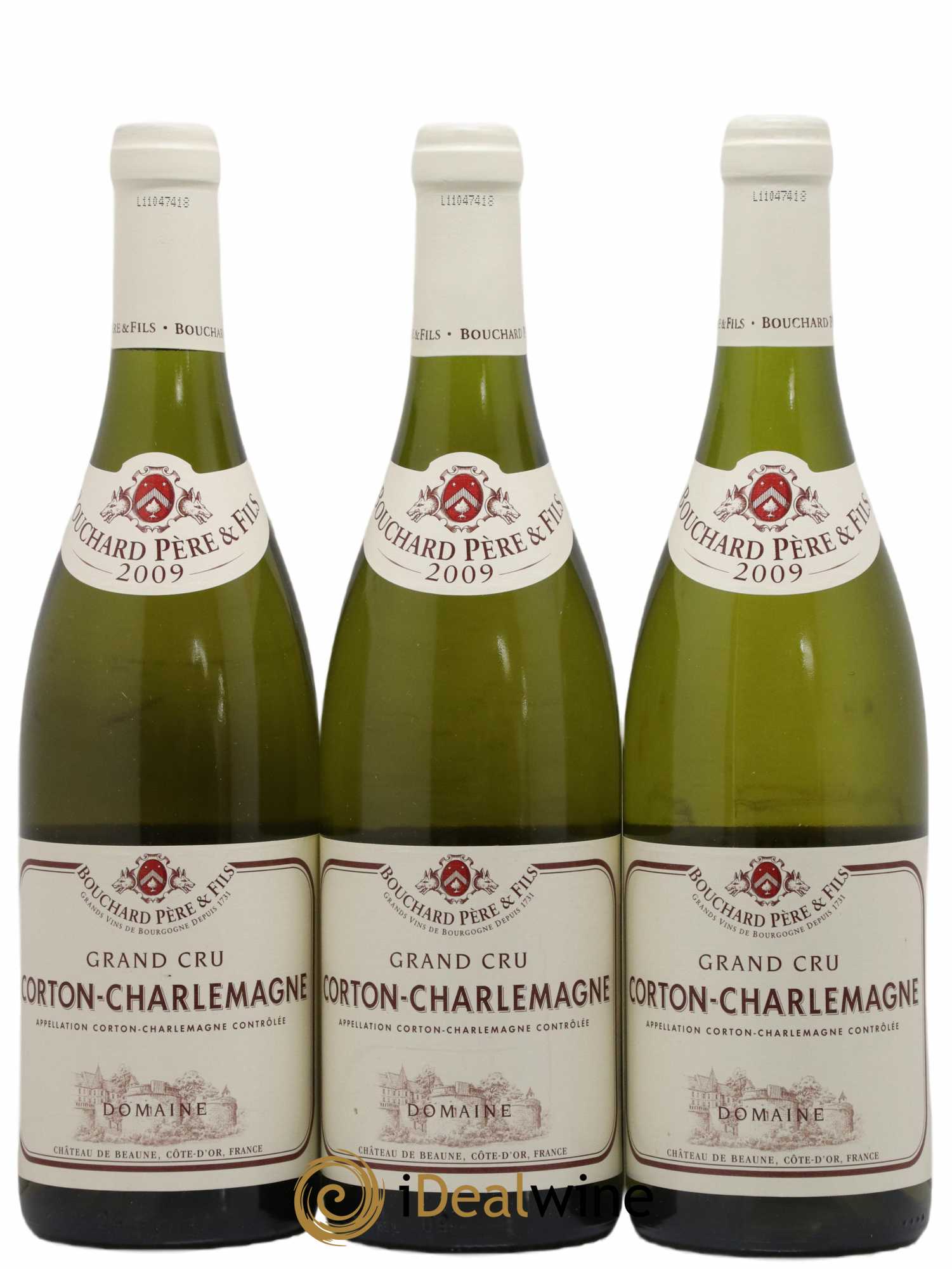 Corton-Charlemagne Grand Cru Bouchard Père & Fils 2009 - Lot de 3 bouteilles - 0
