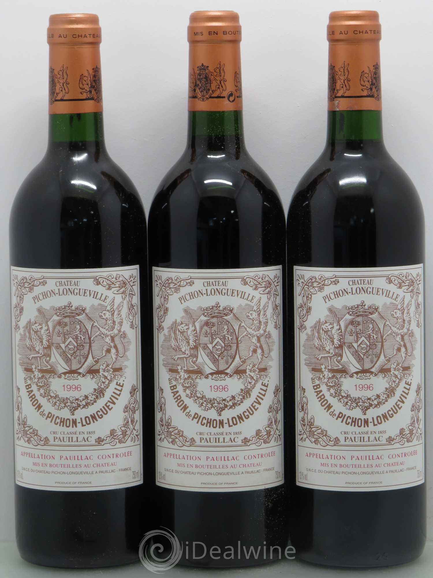 Pichon Longueville Baron 2ème Grand Cru Classé 1996 - Lot de 12 bouteilles - 4