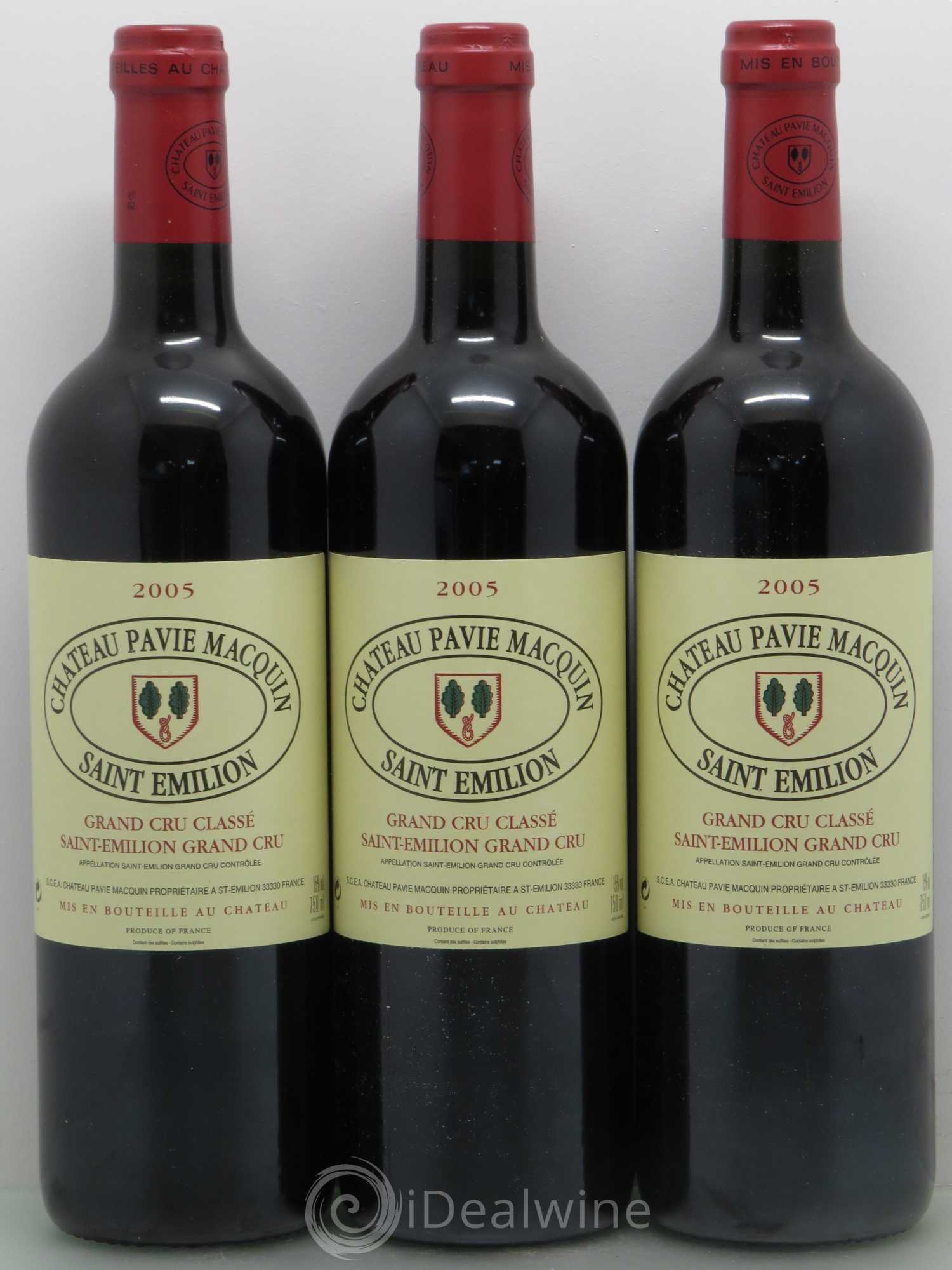 Château Pavie Macquin 1er Grand Cru Classé B 2005 - Lot de 12 bouteilles - 4