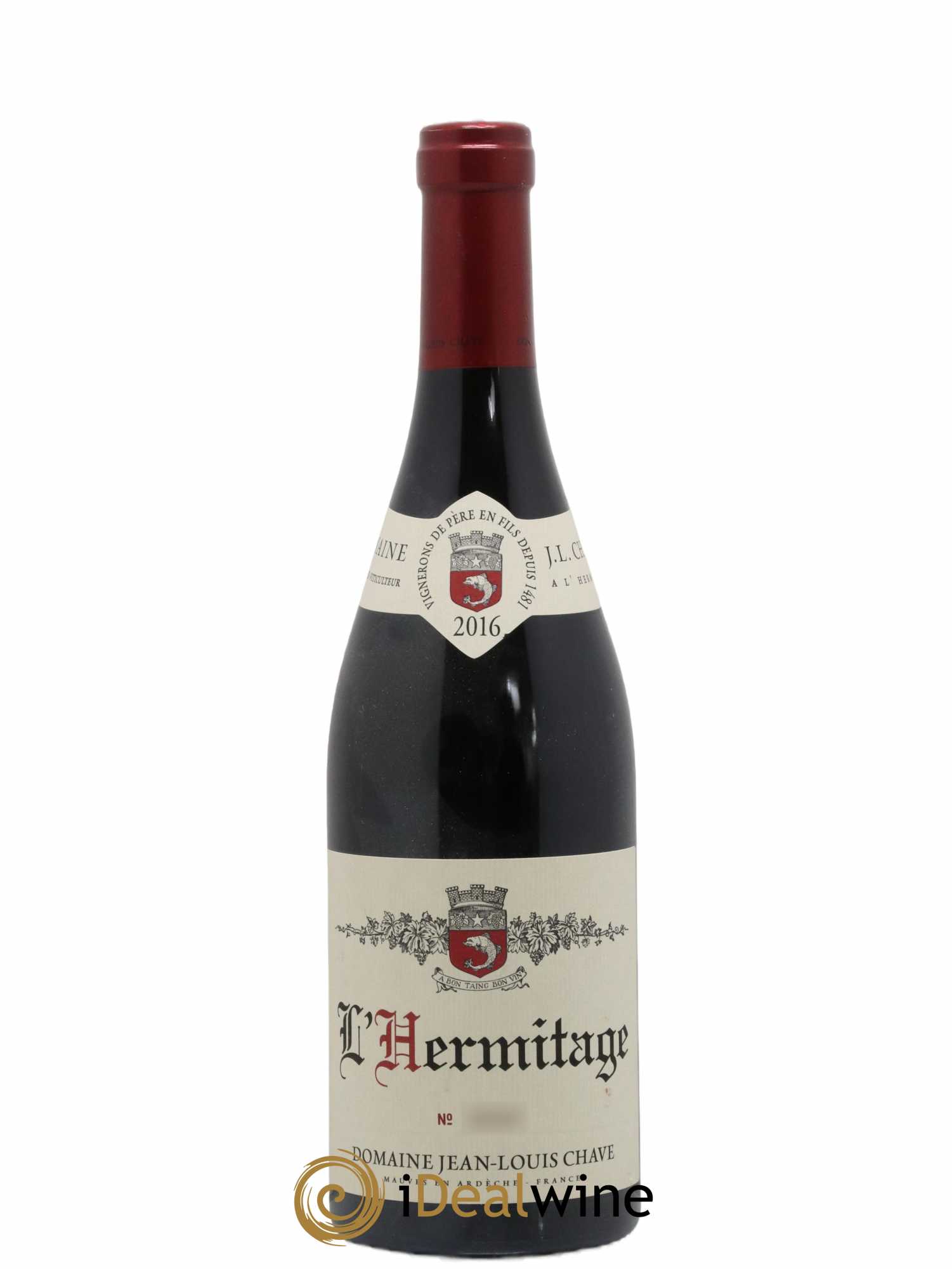 Hermitage Jean-Louis Chave 2016 - Lot de 1 bouteille - 0