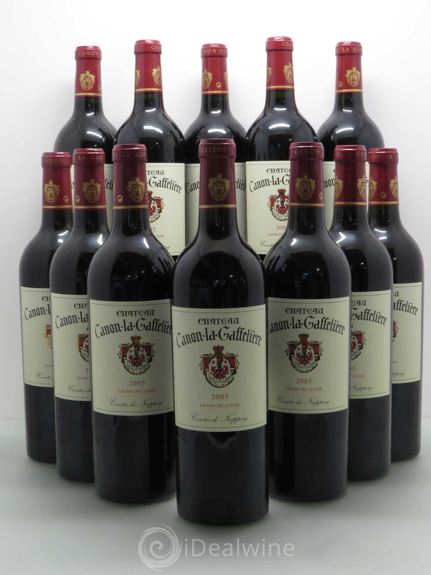Château Canon la Gaffelière 1er Grand Cru Classé B 2005 - Lot de 12 bouteilles - 0