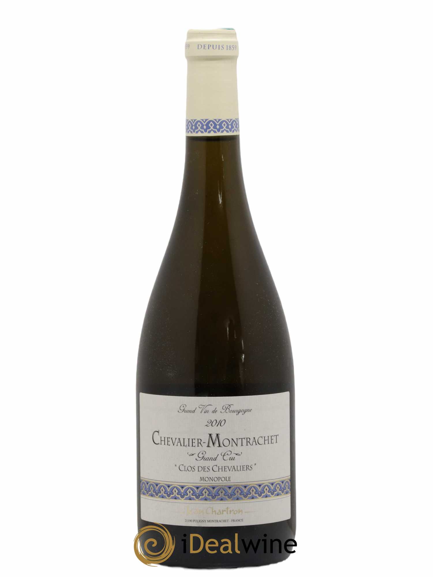 Chevalier-Montrachet Grand Cru Clos des Chevaliers Jean Chartron (Domaine) 2010 - Lot de 1 bouteille - 0