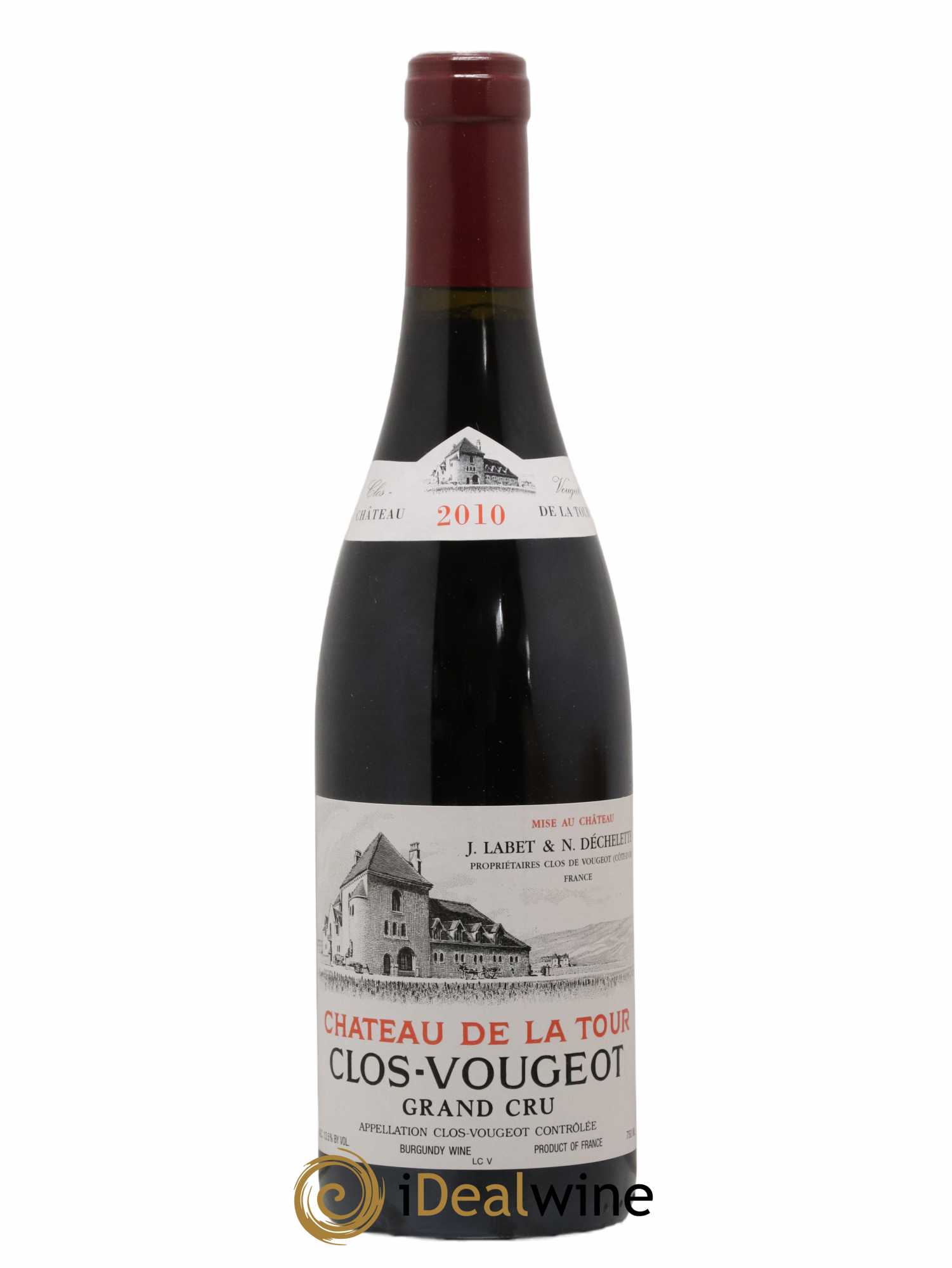 Clos de Vougeot Grand Cru Château de La Tour 2010 - Lot de 1 bouteille - 0