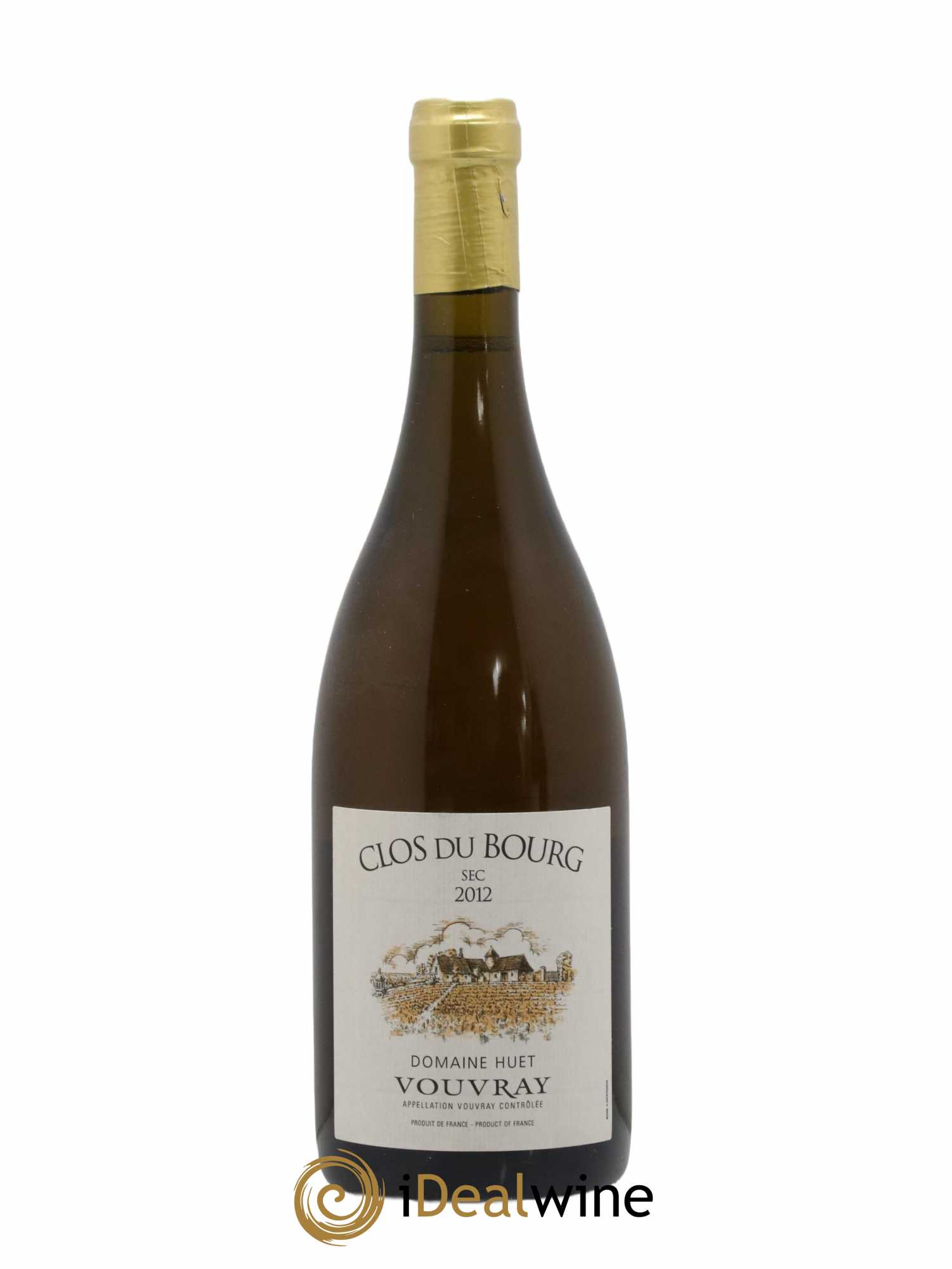 Vouvray Clos du Bourg Sec Domaine Huet 2012 - Lot de 1 bouteille - 0