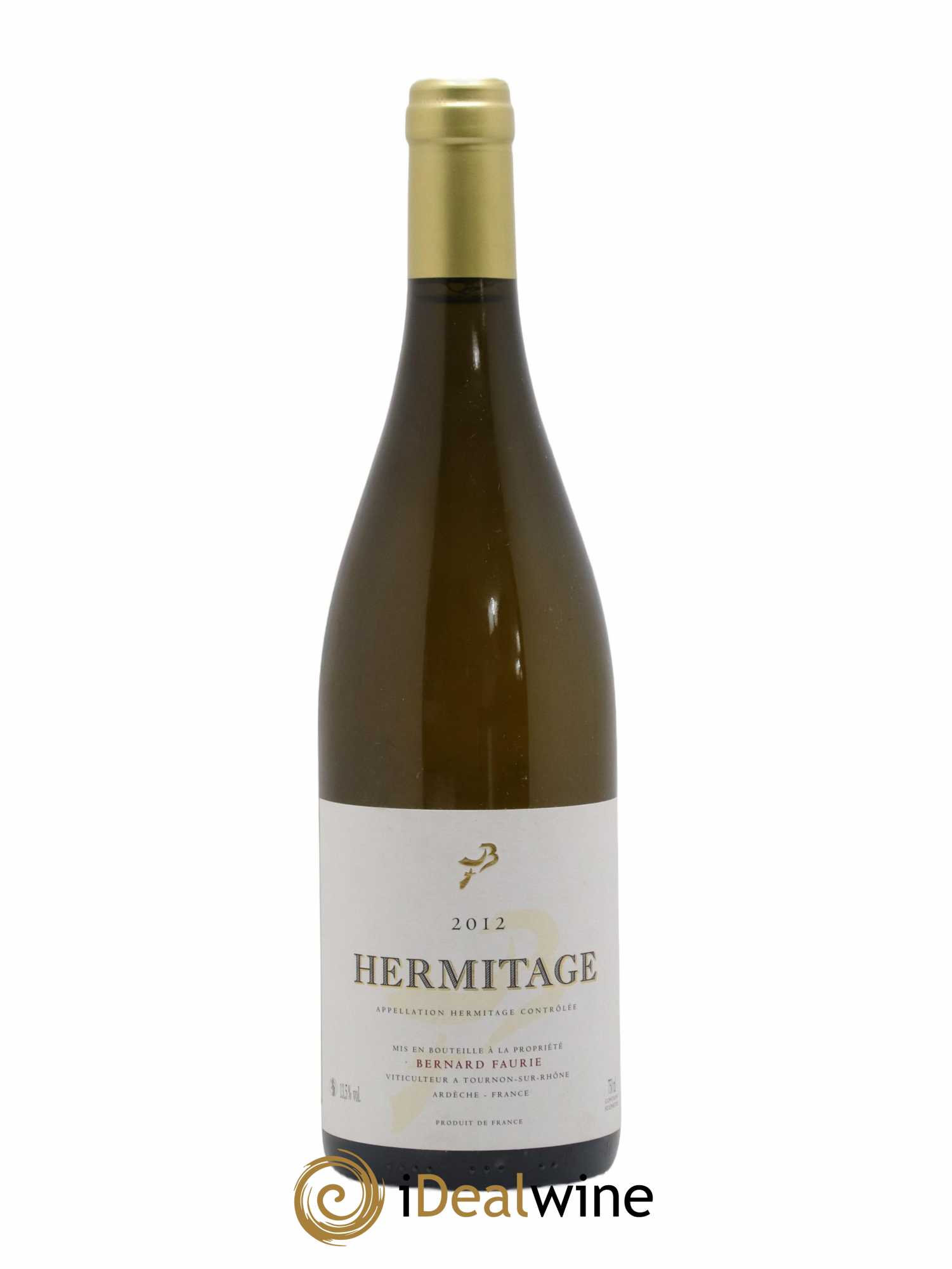 Hermitage Bernard Faurie 2012 - Lot de 1 bouteille - 0